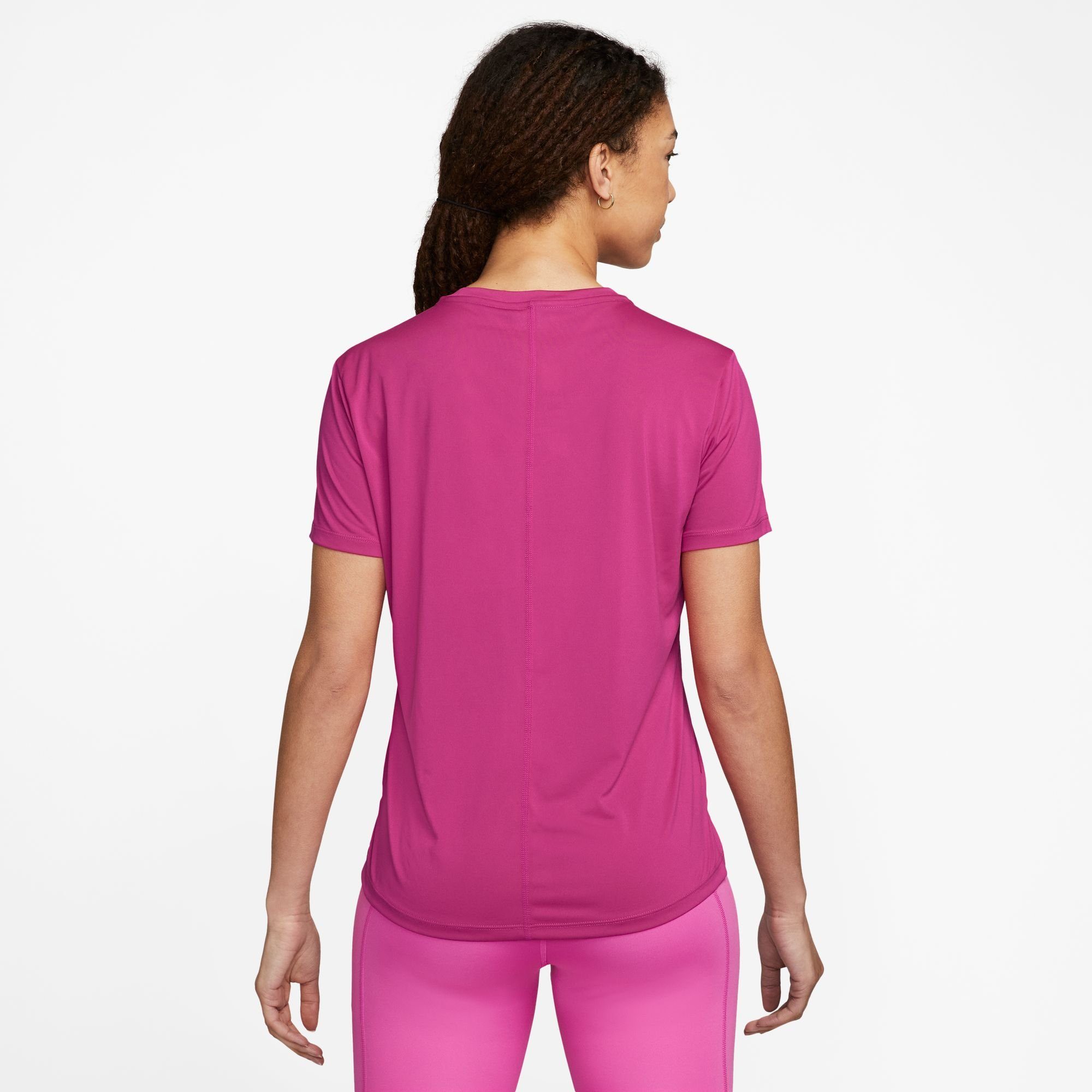 FIREBERRY/FIREBERRY SHORT-SLEEVE WOMEN'S RUNNING TOP DRI-FIT Laufshirt SWOOSH Nike