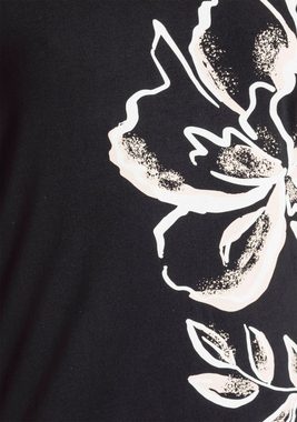 Boysen's Print-Shirt mit großem Floraldruck - - NEUE KOLLEKTION