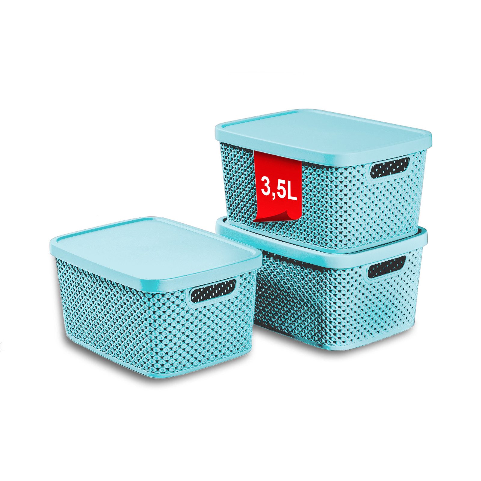 astor24 Aufbewahrungsbox 3er Set Aufbewahrungskorb mit günstig online kaufen