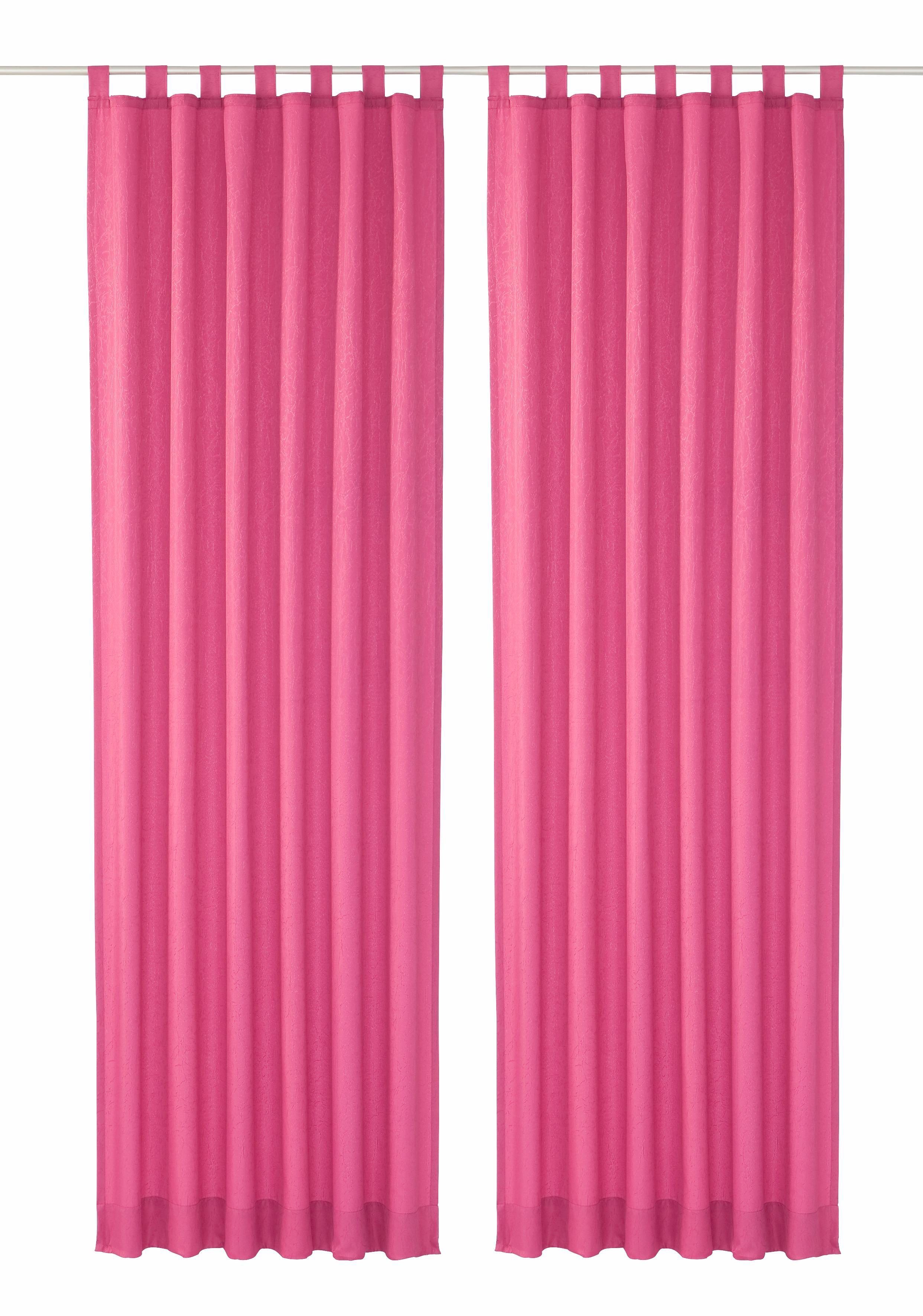 Vorhang Lahnstein, Wirth, Schlaufen pink St), (2 blickdicht