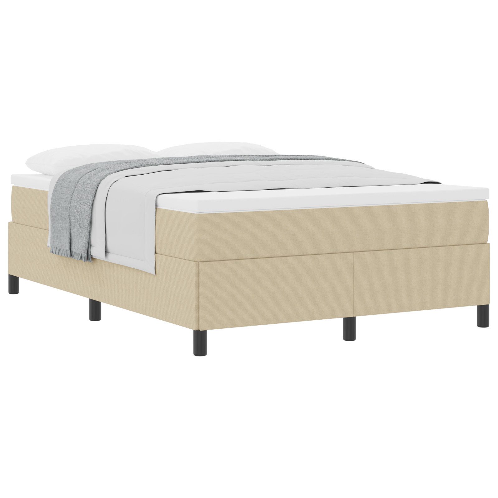 vidaXL Bett Bettgestell Hellgrün Grau 140x190 günstig online kaufen