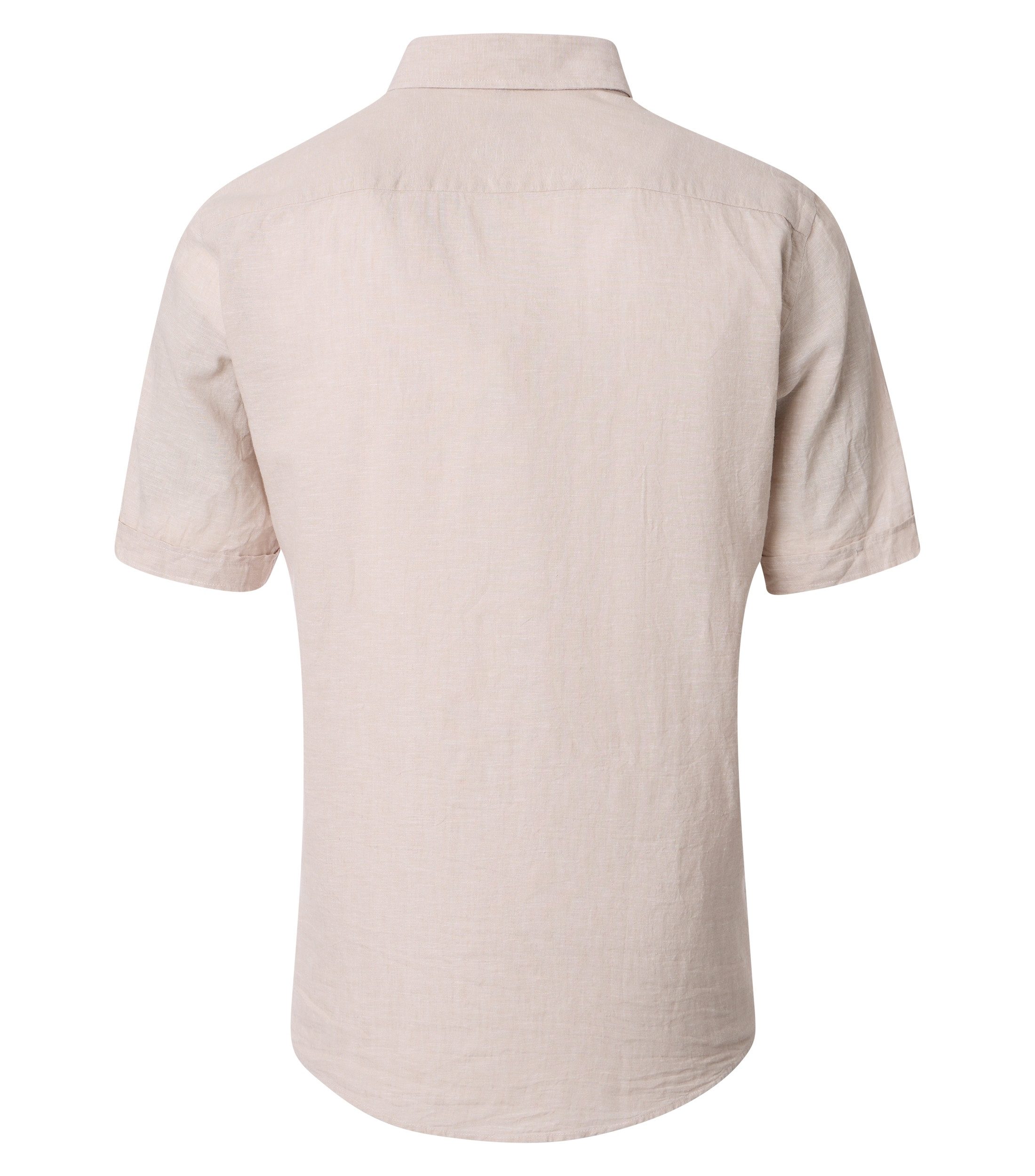 Redmond Kurzarmhemd uni Casual Fit günstig online kaufen