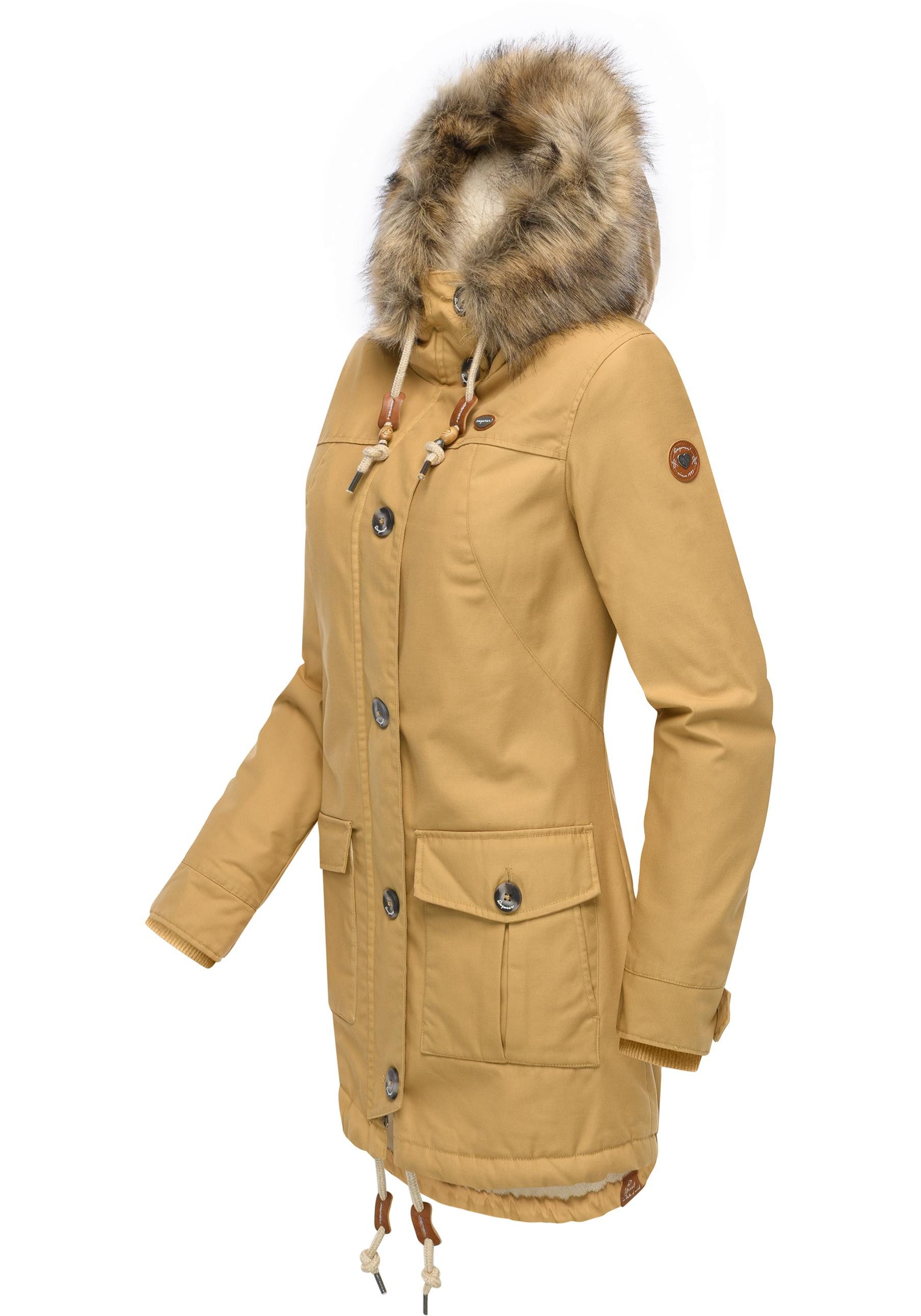 Ragwear Wintermantel Jane YOUMODO Winter Kurzmantel günstig online kaufen