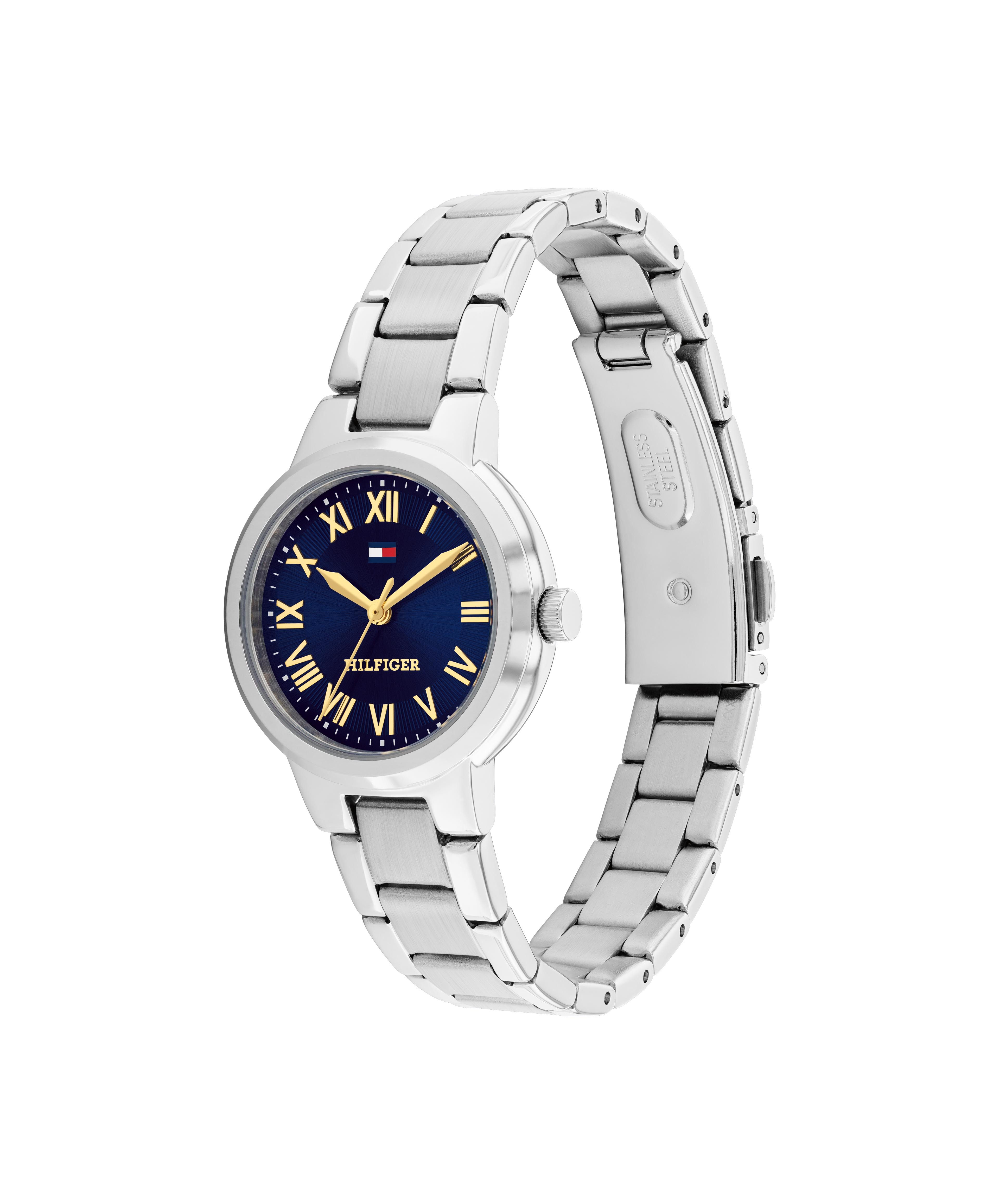 Tommy Hilfiger Quarzuhr Becca 1782902, Armbanduhr, Damenuhr, Edelstahlarmband, analog