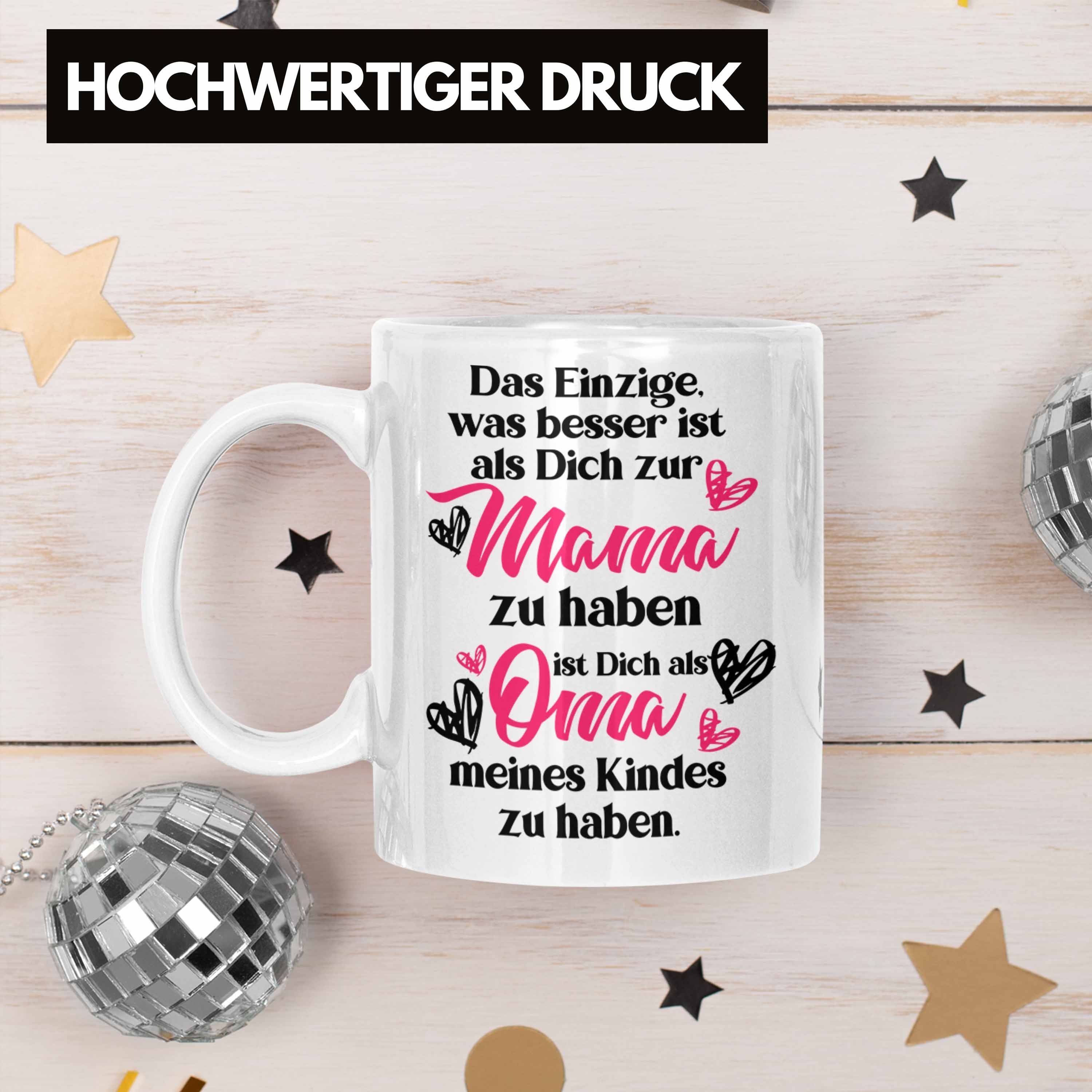 Mutter Tasse Tasse - Mama Trendation Mama Tasse Weiss Geschenk Trendation Muttertagsgeschenk Spruch Muttertag Spruch Kaffeetasse