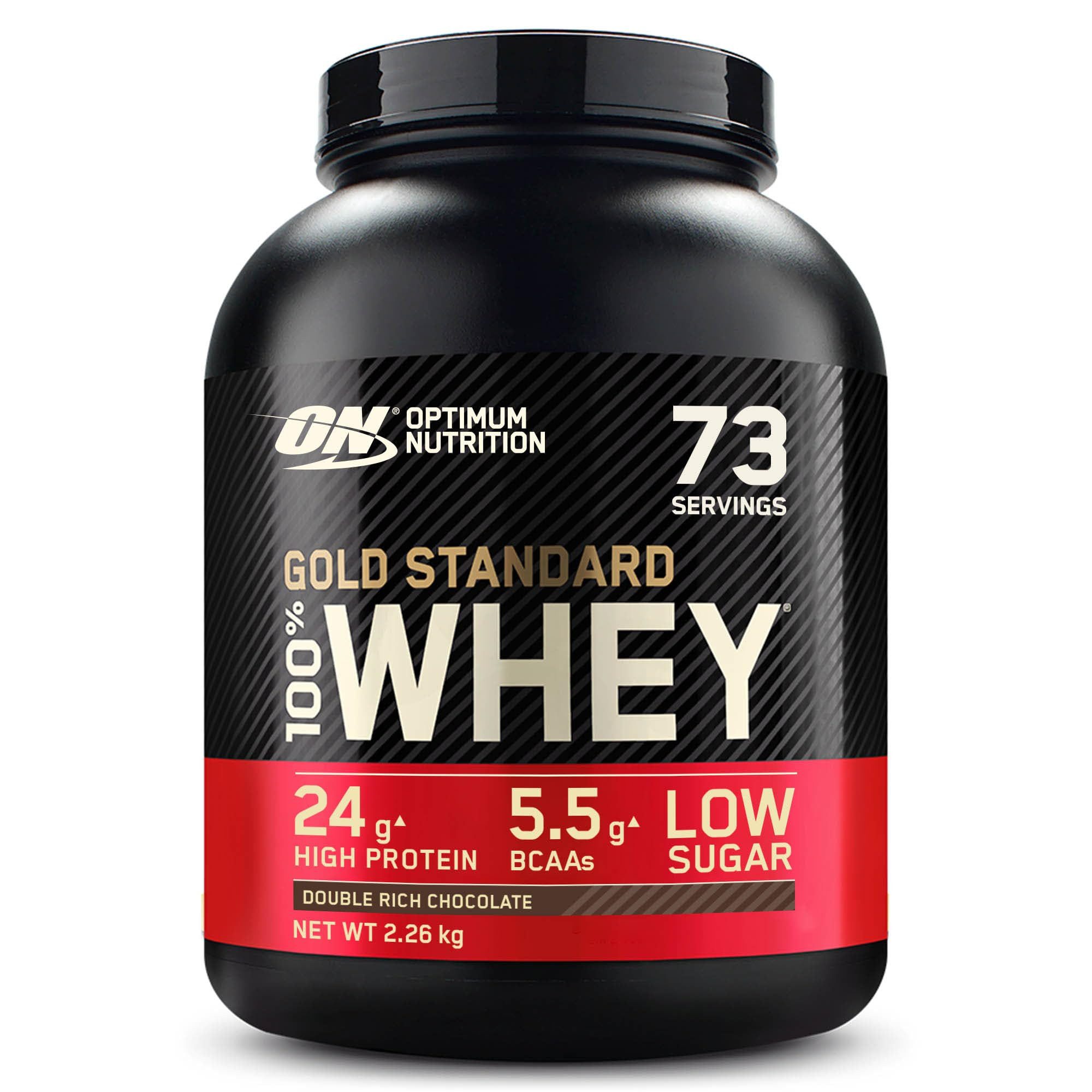 Optimum Nutrition Optimum Nutrition Gold Standard Whey Protein, Double Chocolate, 2260g Pulver