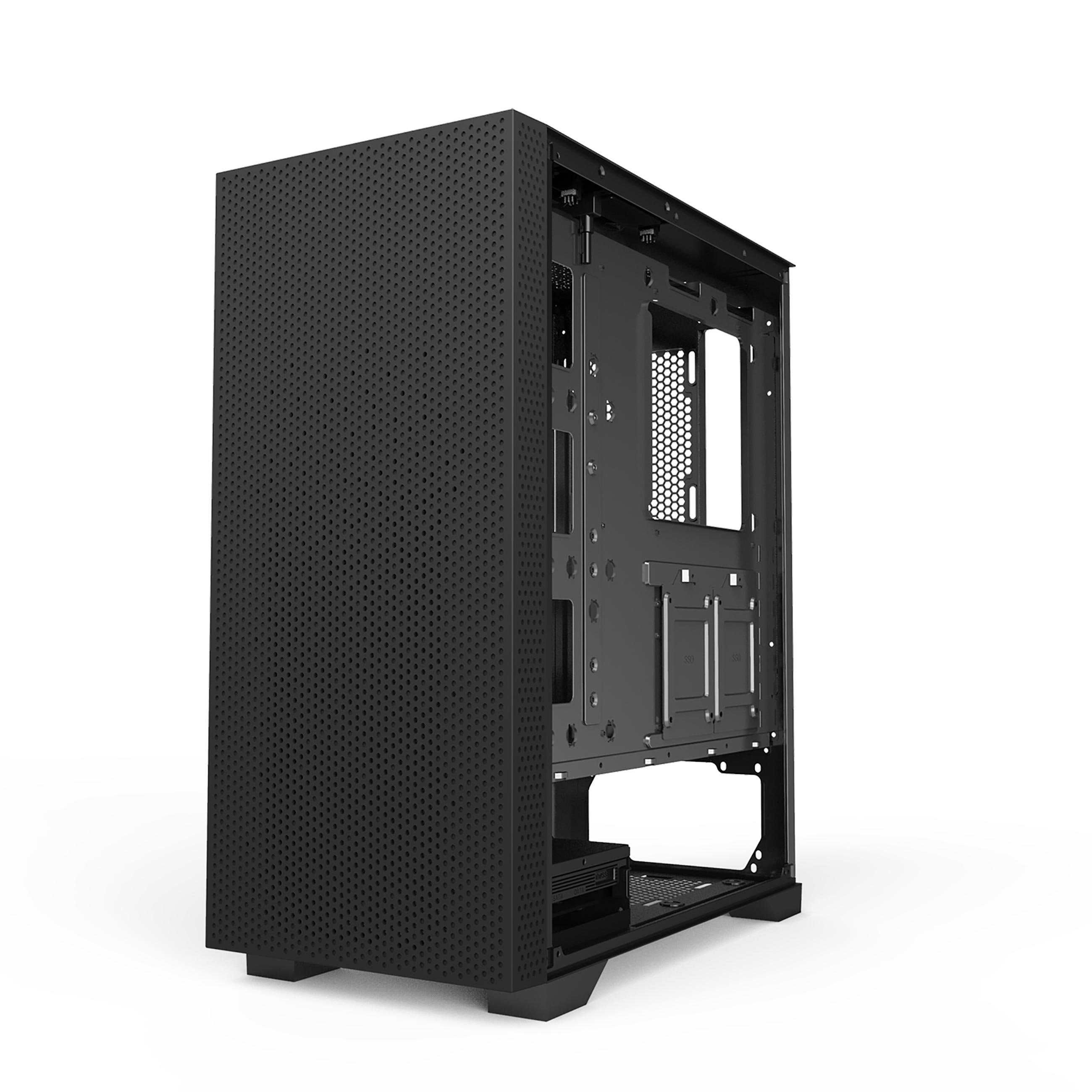 AZZA Gaming-Gehäuse Celesta 340, Formfaktor: ATX, Tempered Glass, RGB Frontpanel