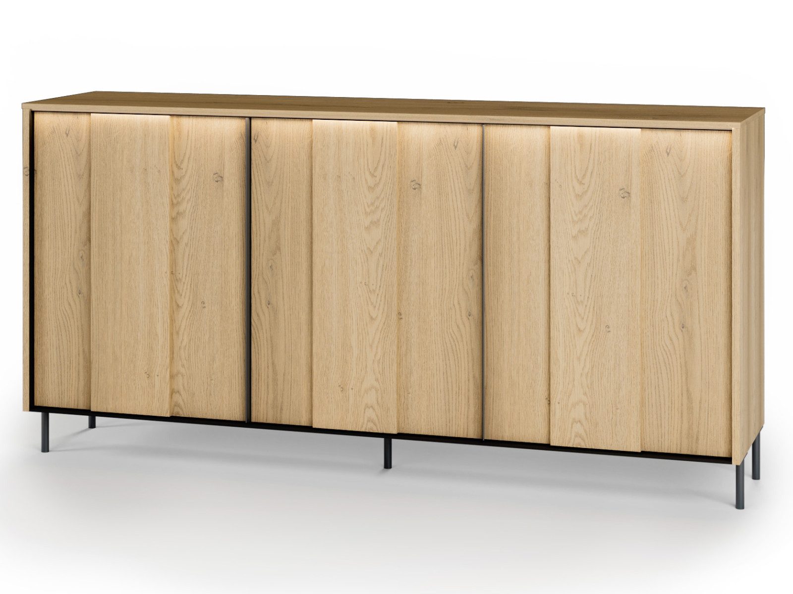 yourhouse24 Sideboard TIVOLI TI-04 (167 cm) mit LED-Beleuchtung