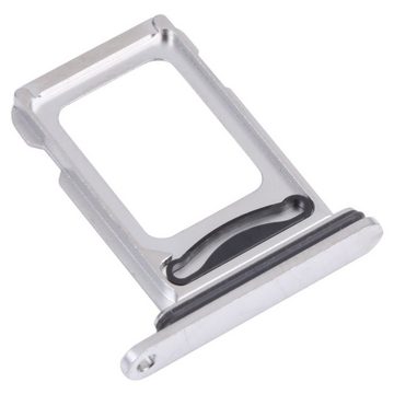 Wigento SIM + SIM Card Tray für Apple iPhone 14 Pro Max Ersatzteil Silber Tablet-Adapter, 0 cm
