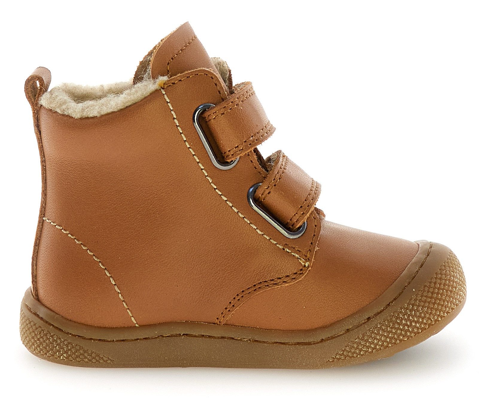 Naturino Bubble Wide Lauflernschuh Klettstiefel mit Wollfutter, Größenschablone zum Download