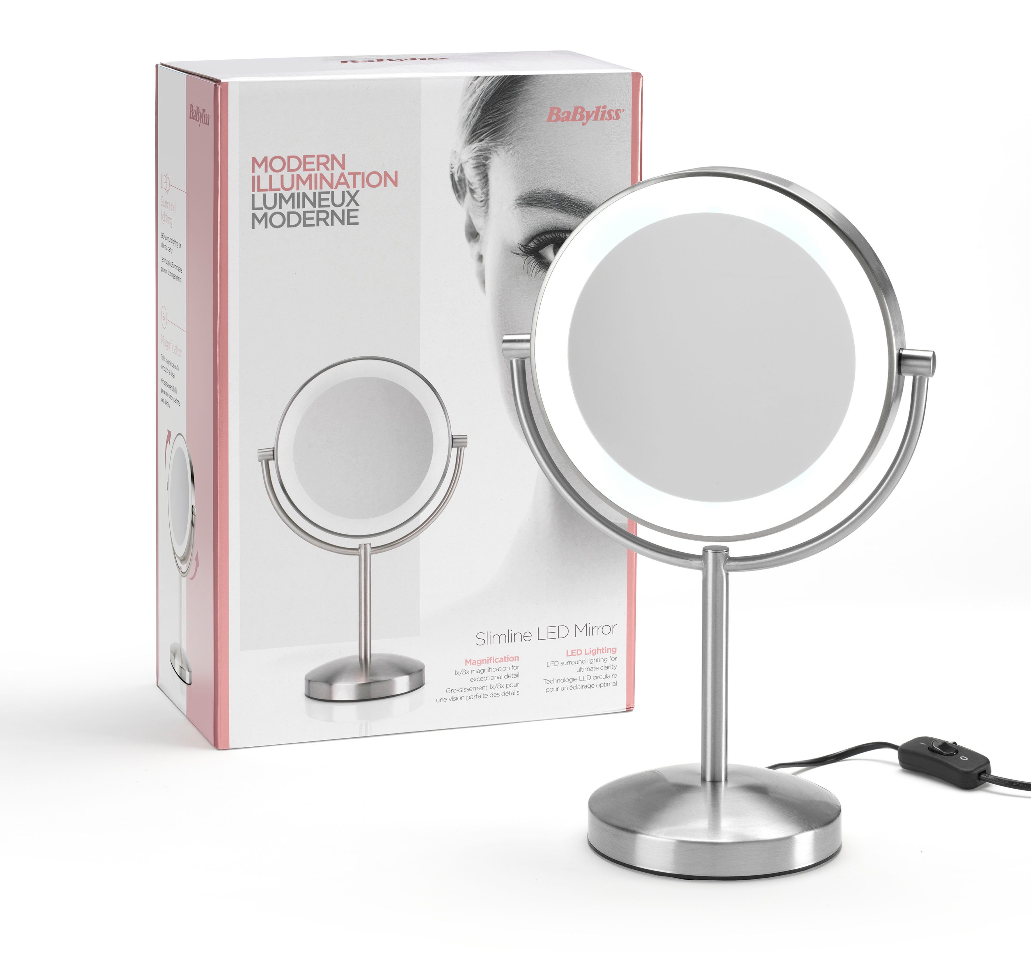 BaByliss Schminkspiegel Slimline LED Mirror