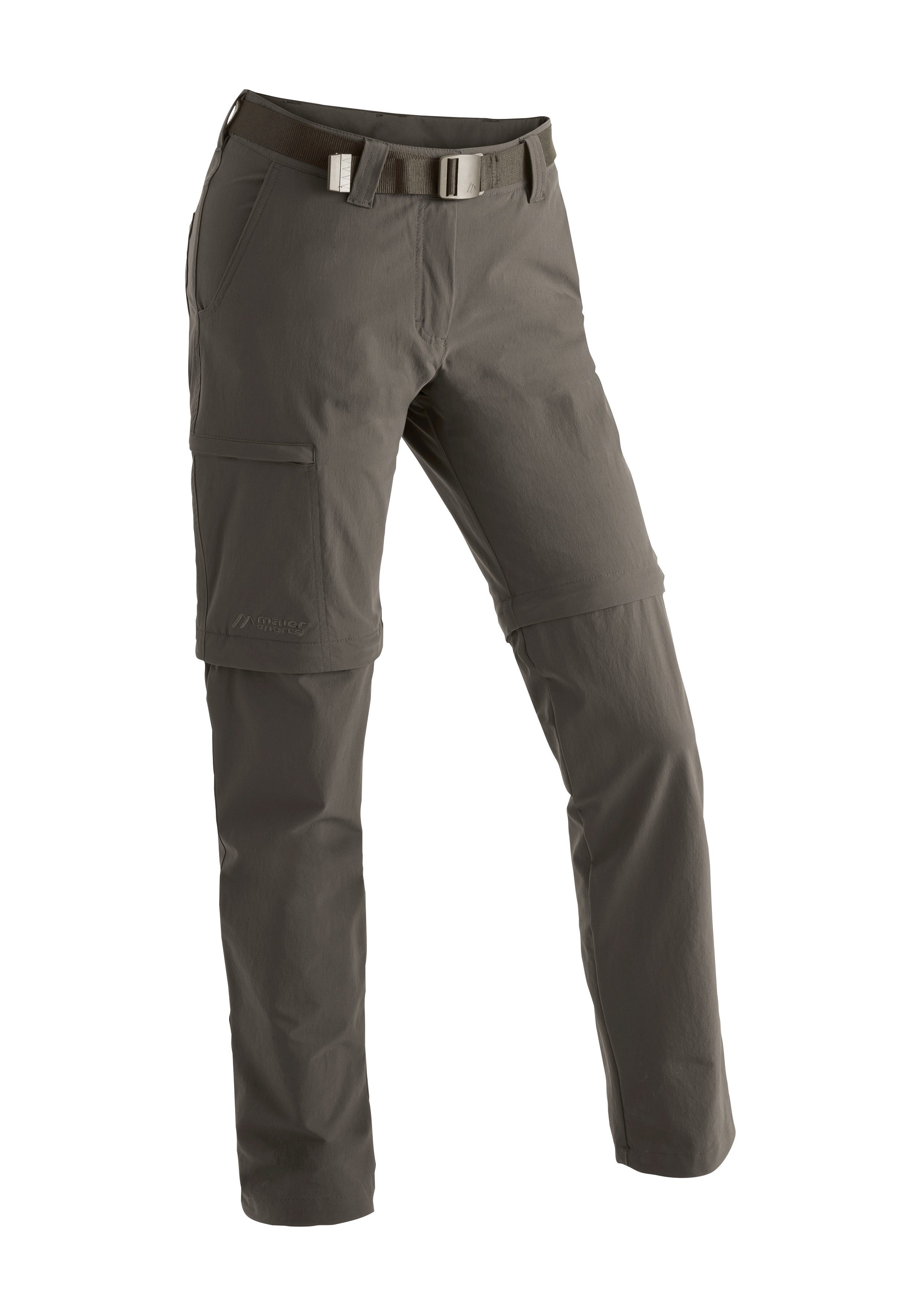 Maier Sports Outdoorhose Inara slim zip Damen Zip-Off Wanderhose, atmungsaktive Trekkinghose, Slim Fit