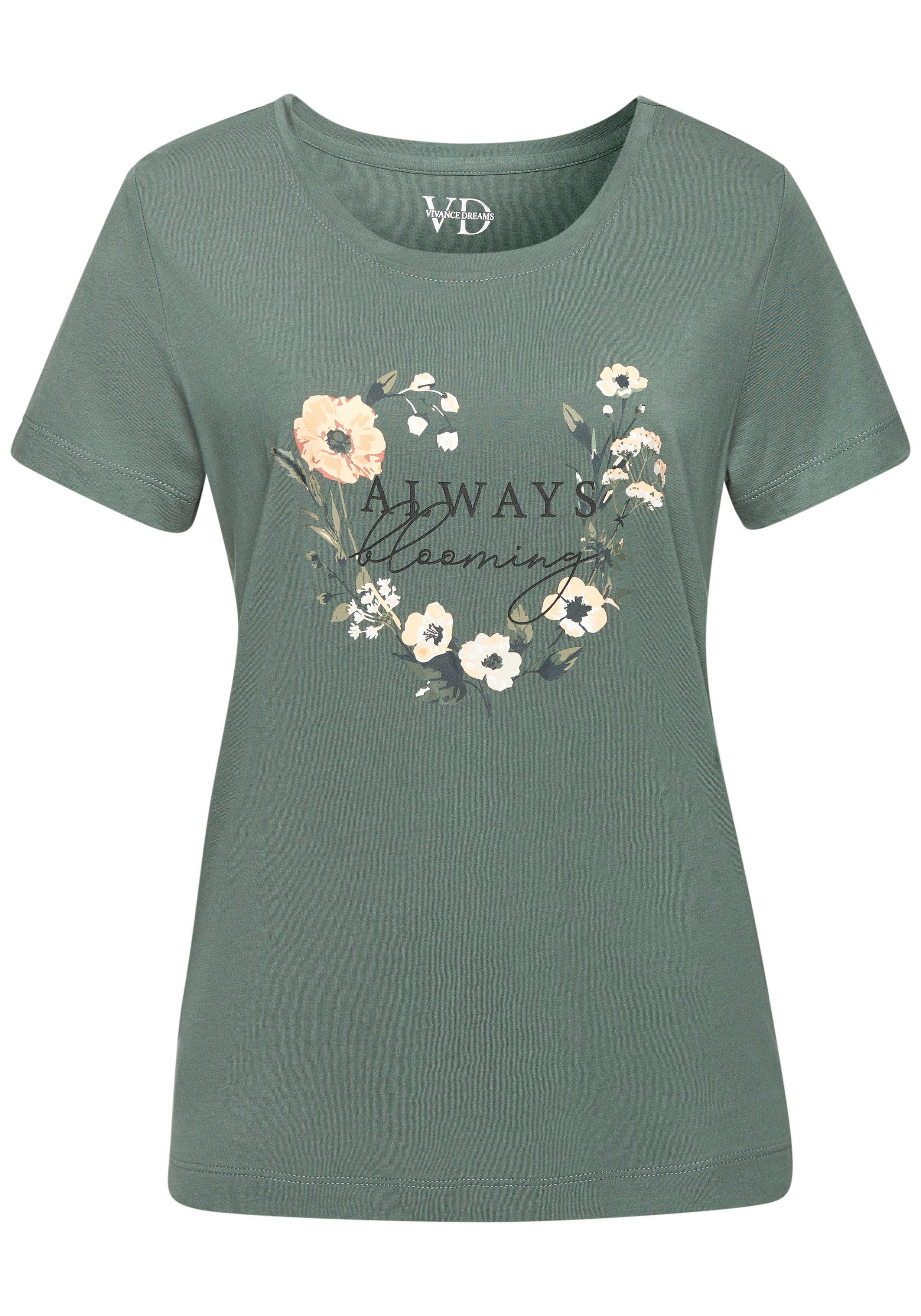 LASCANA Pyjama (2 tlg) mit schönem Blumenmuster günstig online kaufen