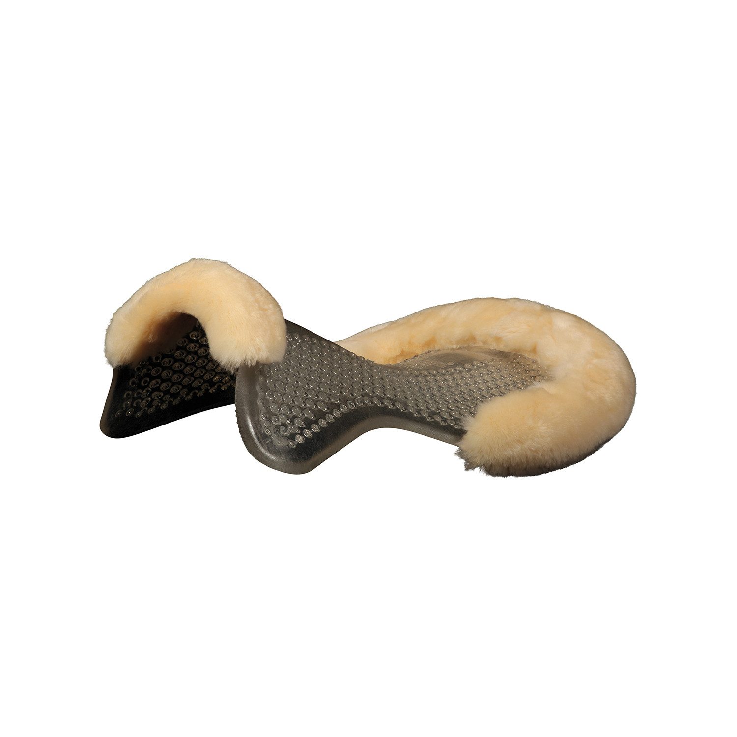 Gelpad Acavallo Gel Pad Massage mit Schaffellrand