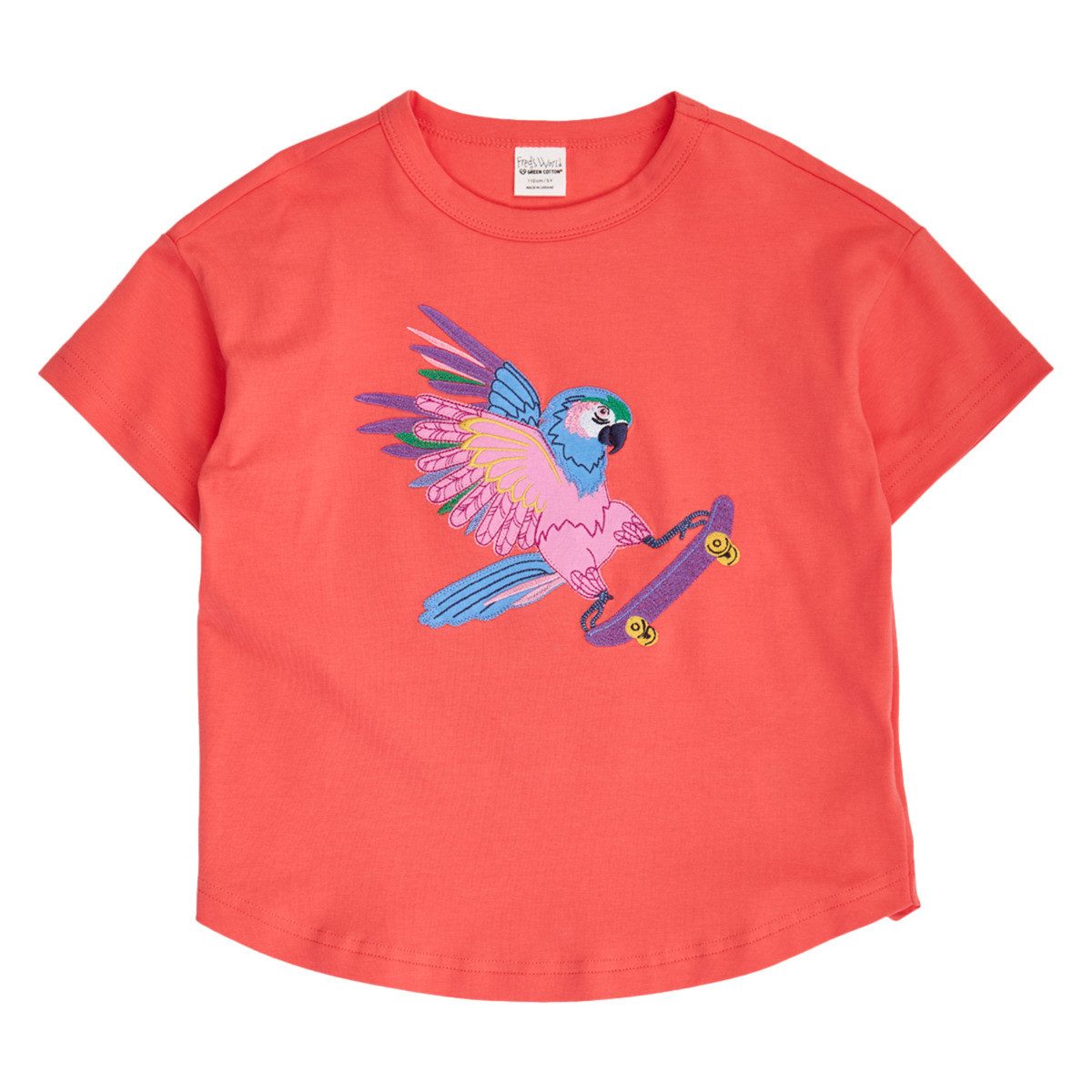 Fred's World by GREEN COTTON T-Shirt 1511105800 Mädchen (1-tlg) Shirt, Oberteil, Leibchen, Funktionsshirt, Shortsleeve Shirt