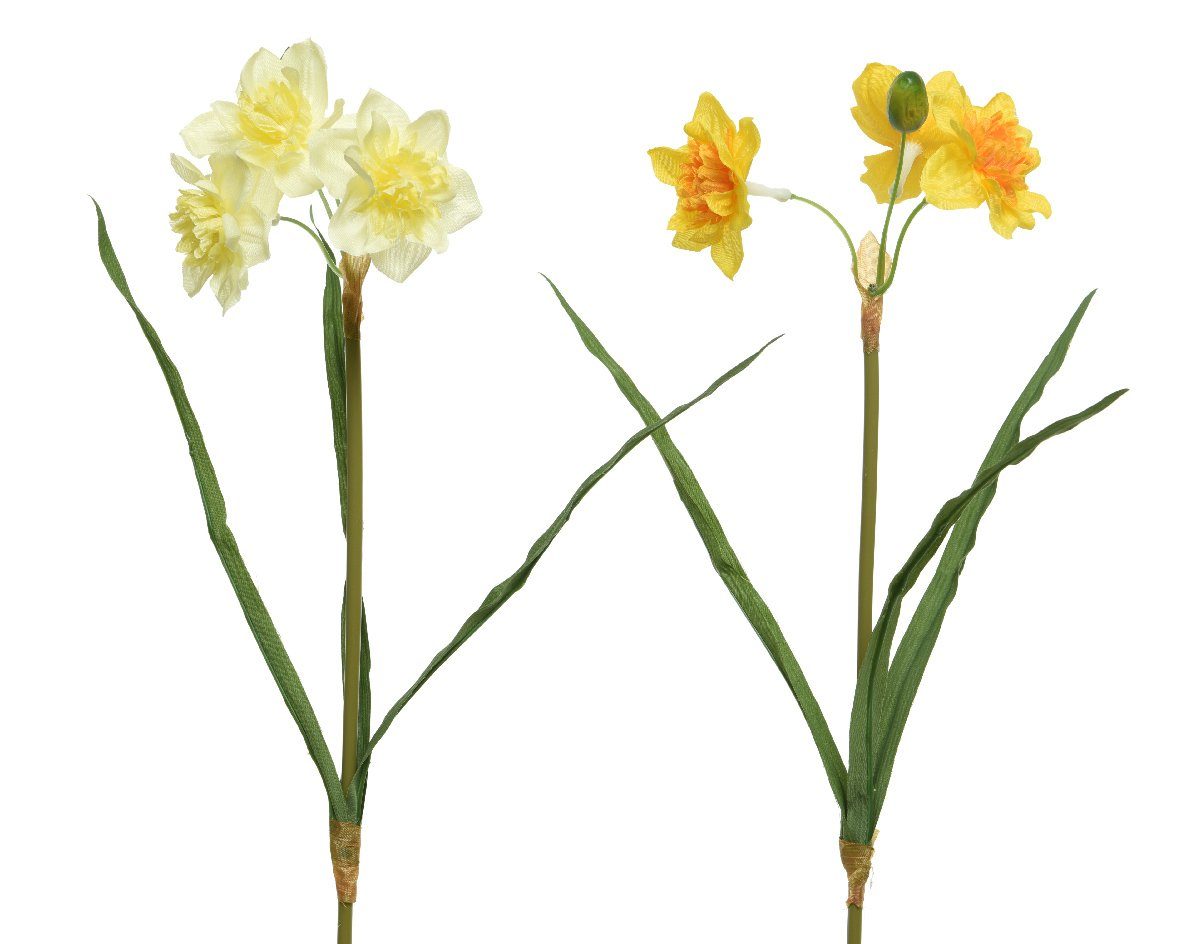 Kunstblume, Decoris season decorations, Kunstblumen Narzissen mit Stiel 40c günstig online kaufen