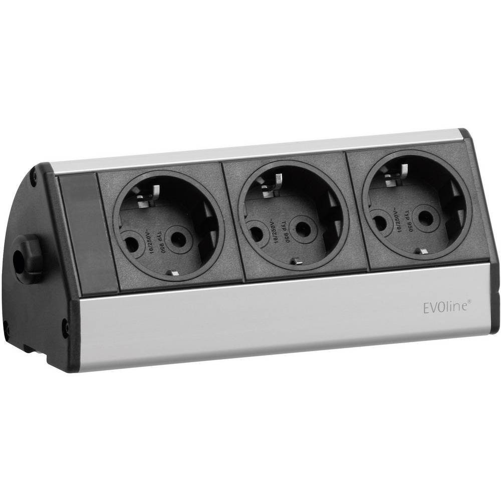 Evoline Steckdosenleiste 93000393 Steckdosenleiste, erhöhter Berührungsschutz