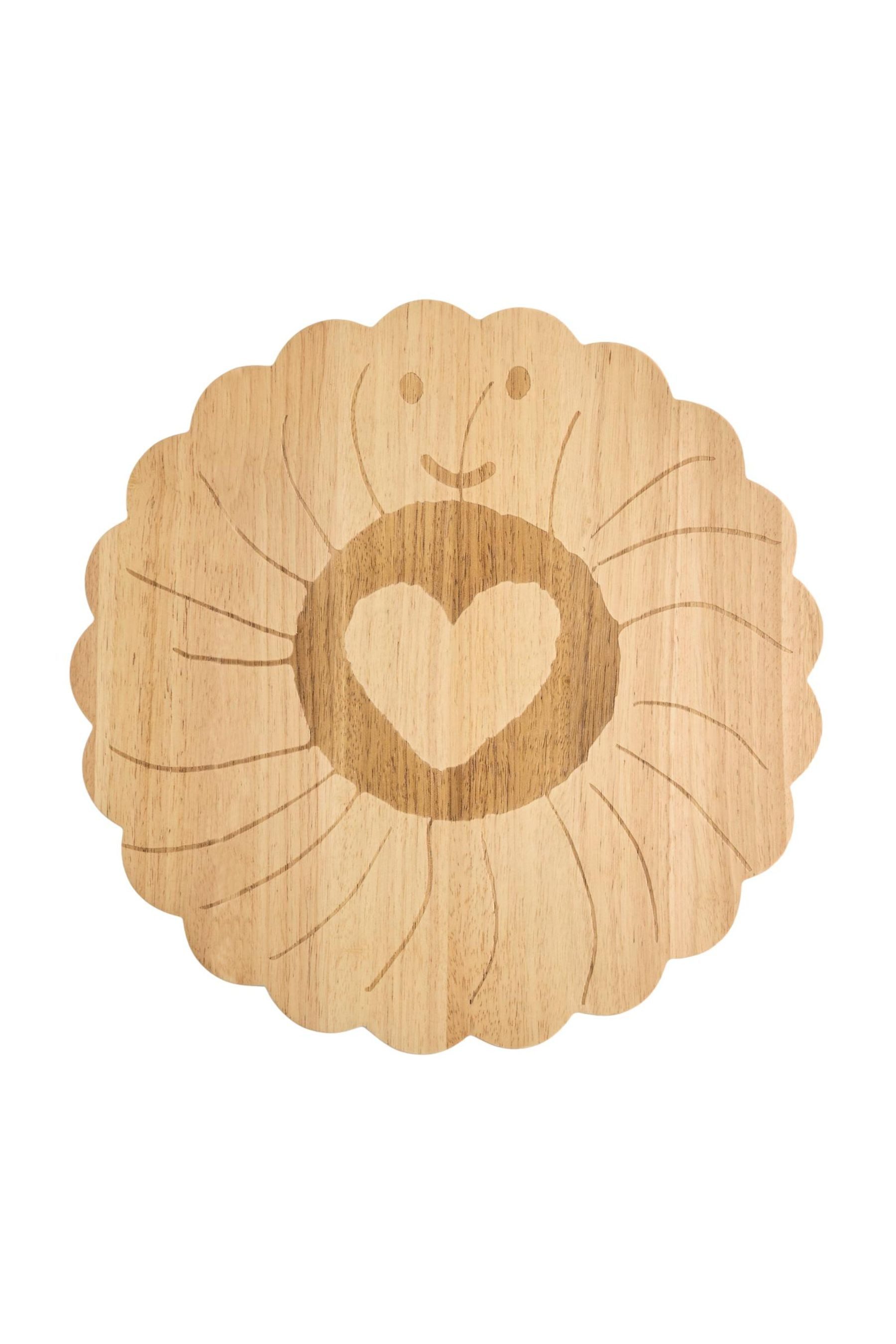 Next Servierbrett Servierteller aus Holz mit Herzmotiv, Holz, (1-St)