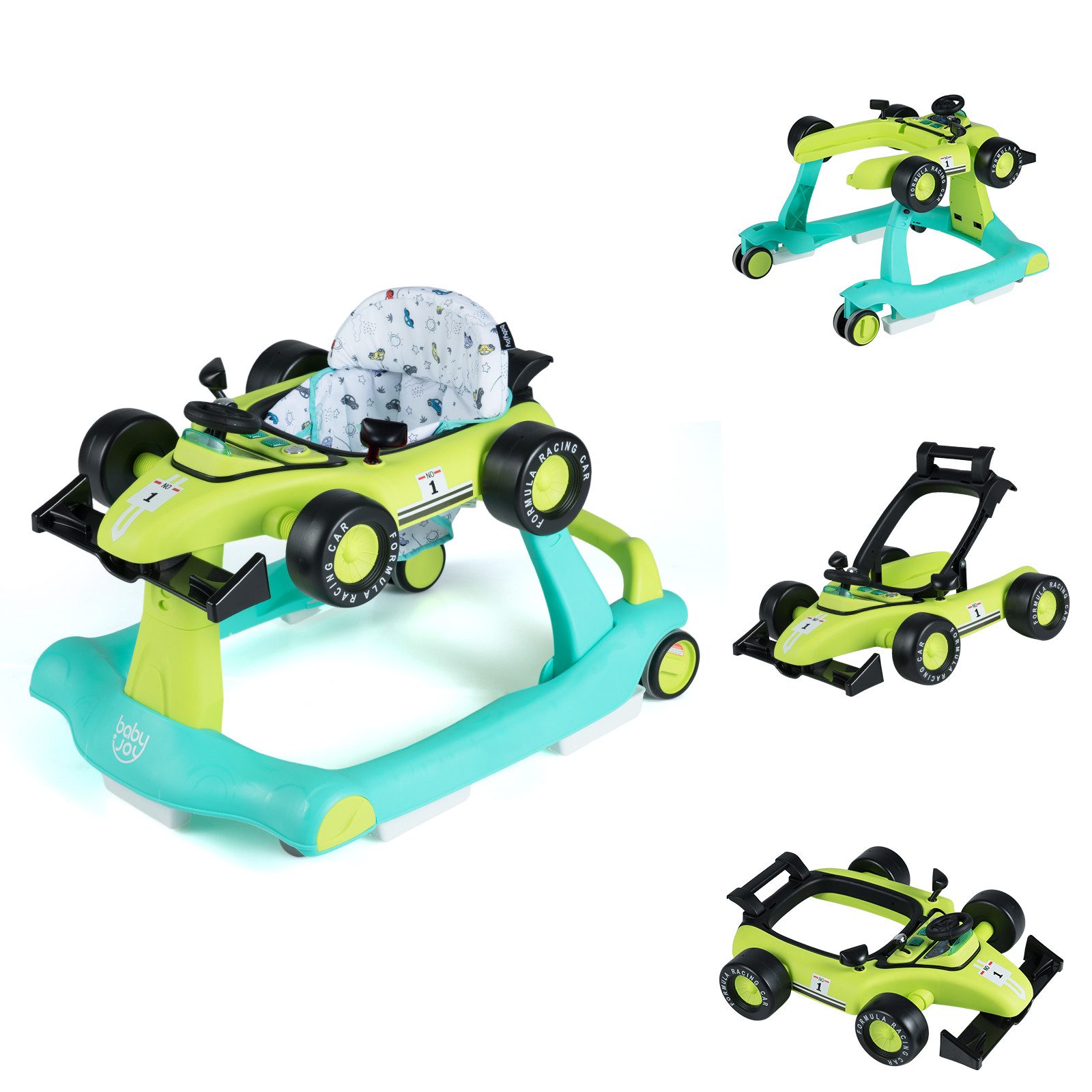Lauflernhilfe 4 in 1 Lauflernwagen