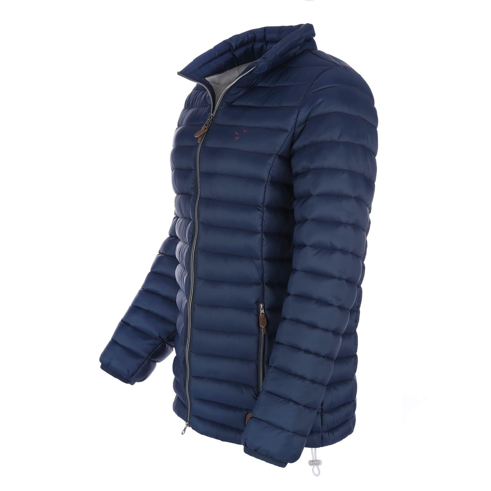 mit (16) Jacke marine Stehkragen - Steppjacke Aufbewahrungsbeutel Daunenoptik modAS Damen inkl.