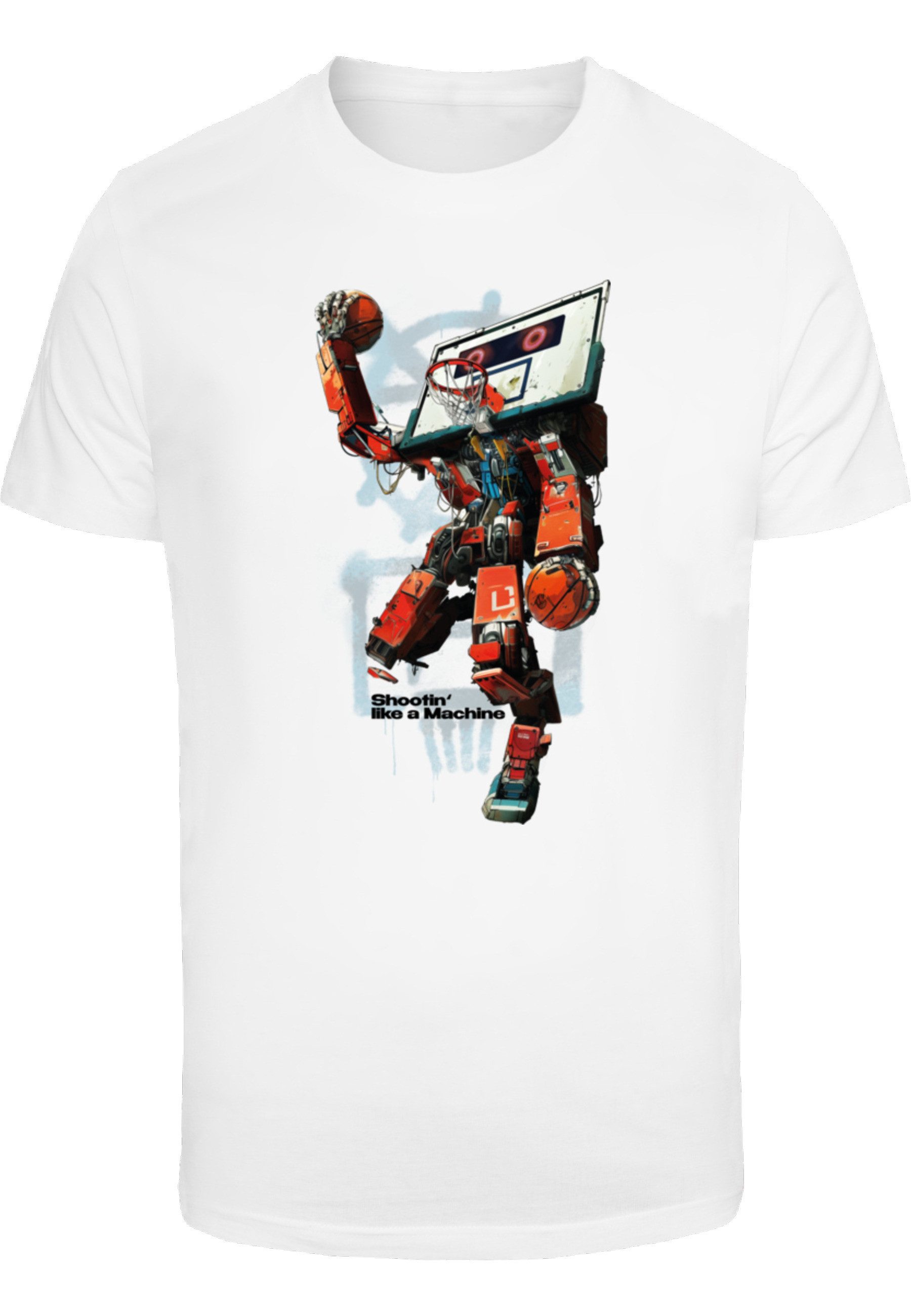 T-Shirt MisterTee Herren Bball Robot Tee