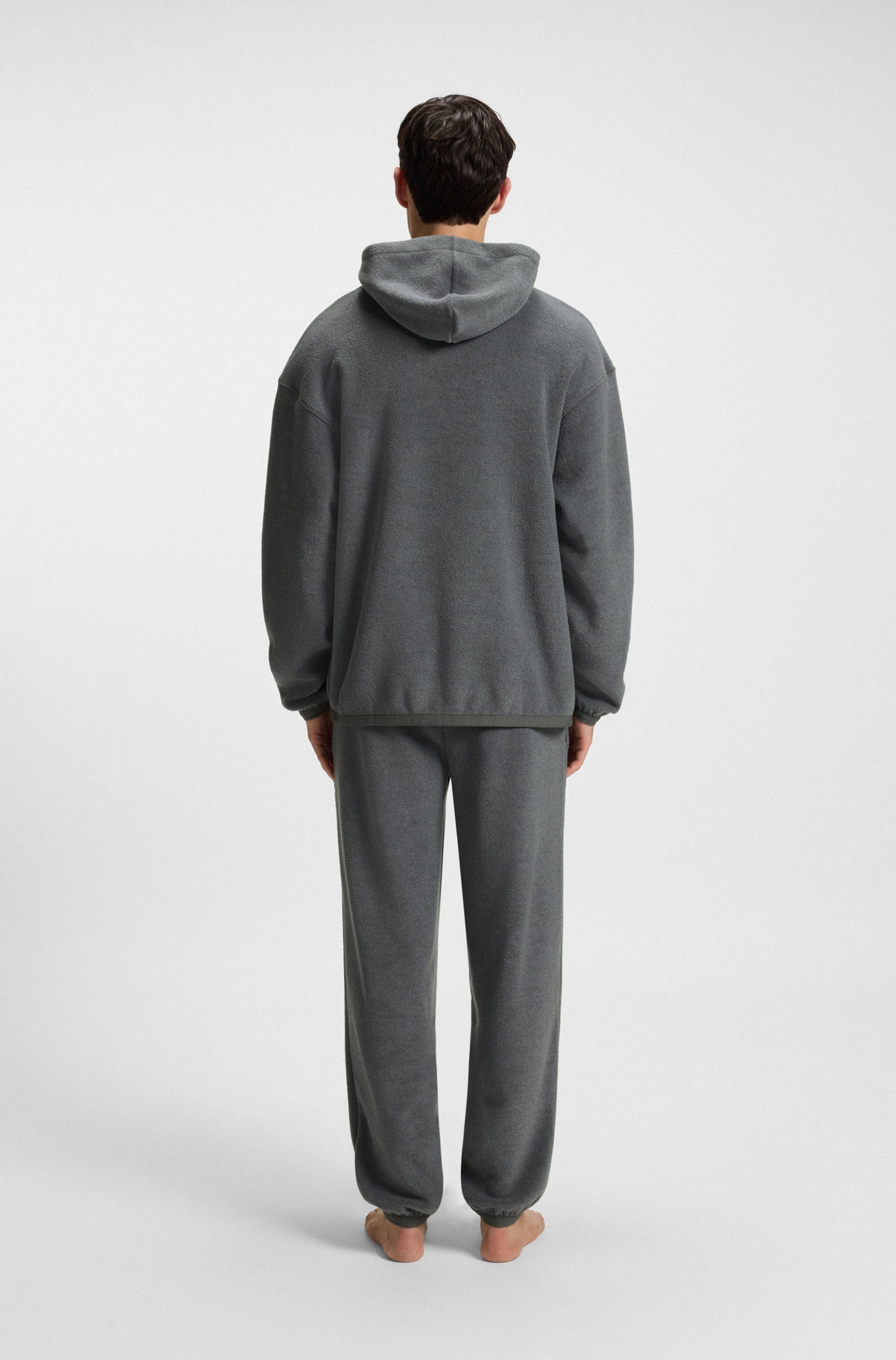 HUGO Jogginghose Terry Bündchen am Bein, aus Fleece, relaxed fit