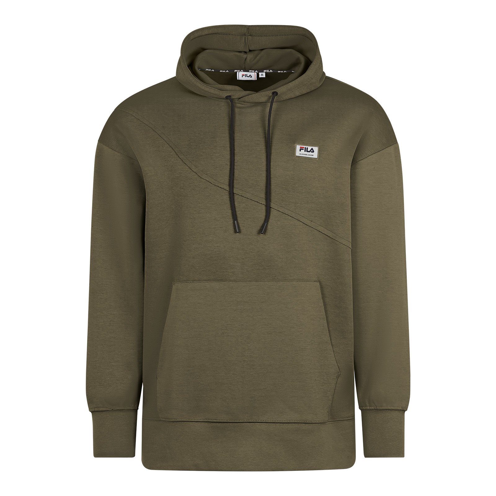 Fila Hoodie Thiers Oversized Hoody mit großer Ziernaht auf der Vorderseite 60014 burnt olive