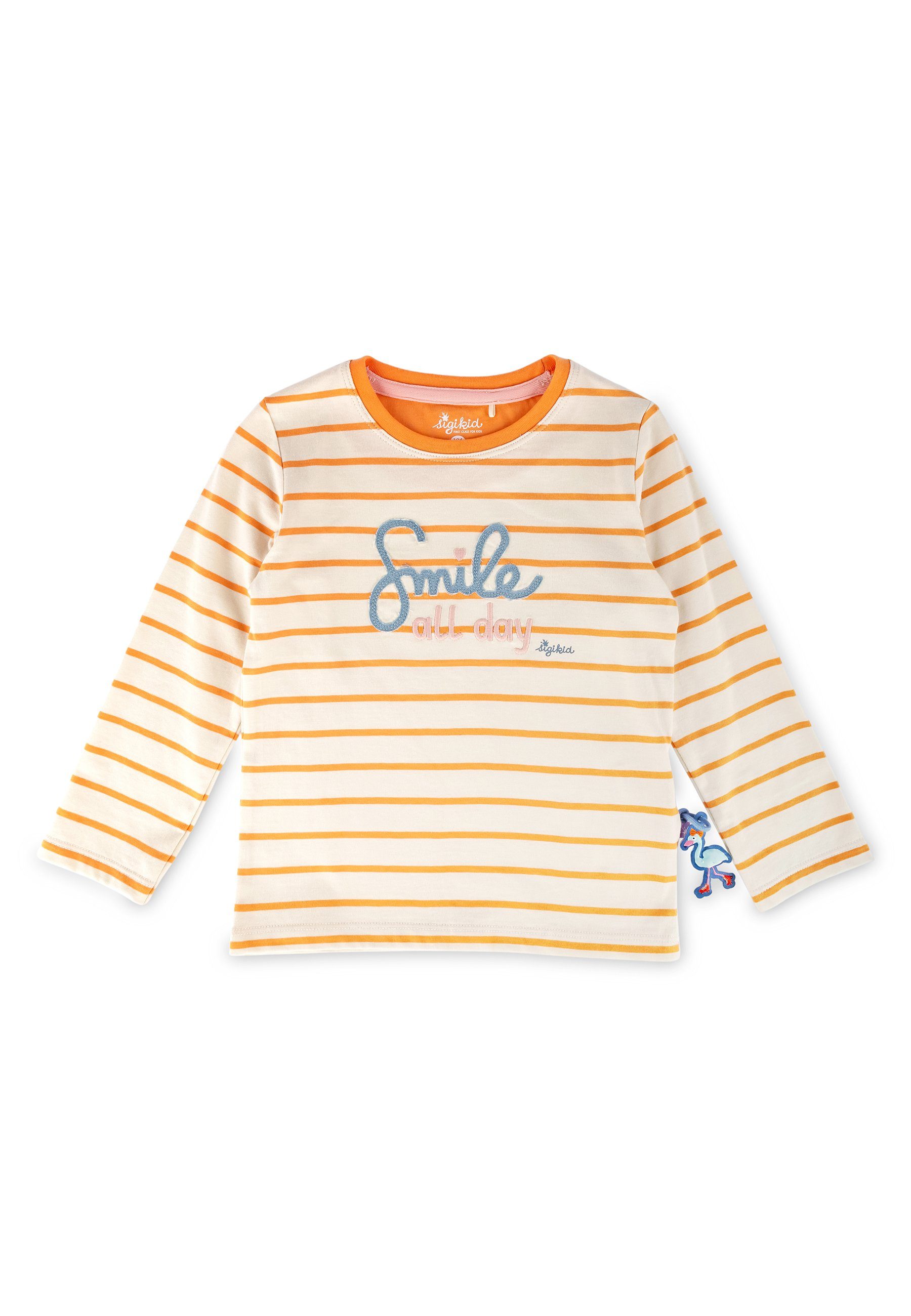 Langarmshirt Kindershirt Langarmshirt Wild Flamingo für Kinder