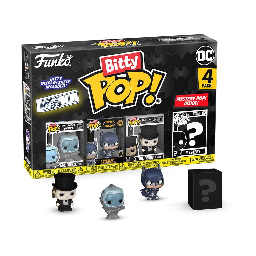 Funko Merchandise-Figur Batman 85th Anniversary Bitty POP! 4er-Pack Freeze 2,5 cm #81129