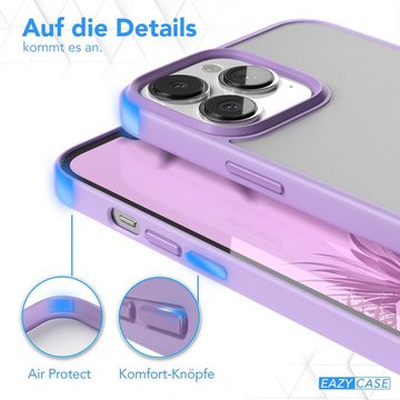 EAZY CASE Handyhülle Outdoor Case für Apple iPhone 13 Pro Max 6,7 Zoll, Schutzhülle mit Kameraschutz Robust Schutzhülle stoßfest Lila Lavendel