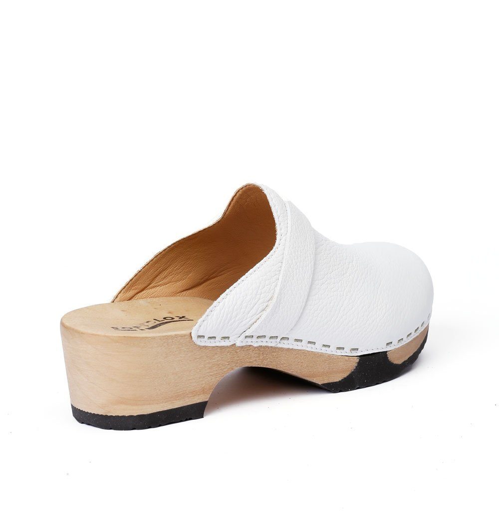 Nappa (hazelnut) TAMINA Softclox weiß Clog