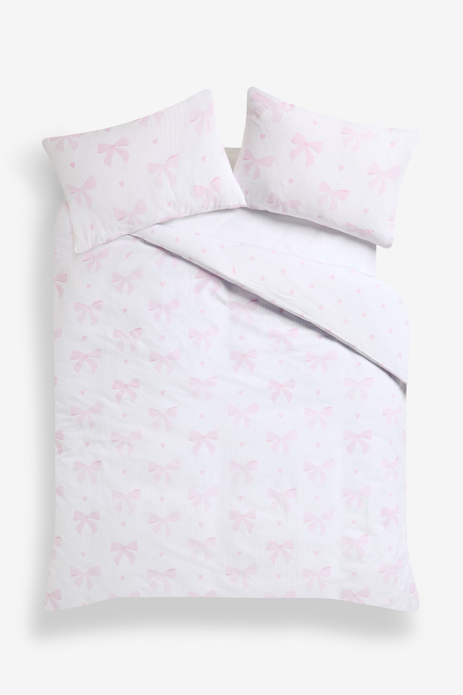 Next Bett-Set Wendbares Bettbezug- und Kissenbezug-Set, Bezug: Polyester (recycelt), Baumwolle