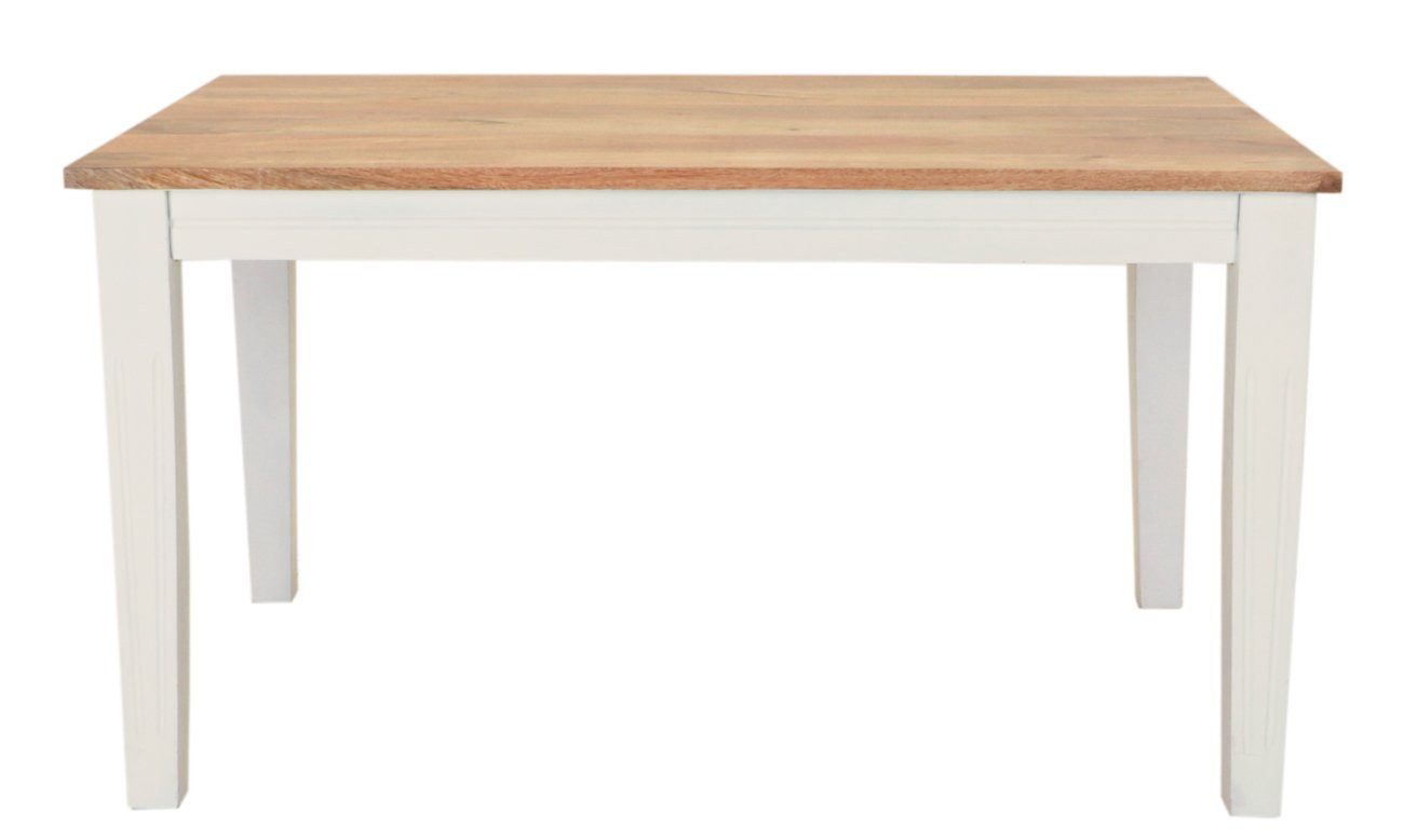 Indischesmoebelhausde Esstisch Esstisch Retro 120x90 aus Mangoholz, Hergestellt aus Mangoholz.