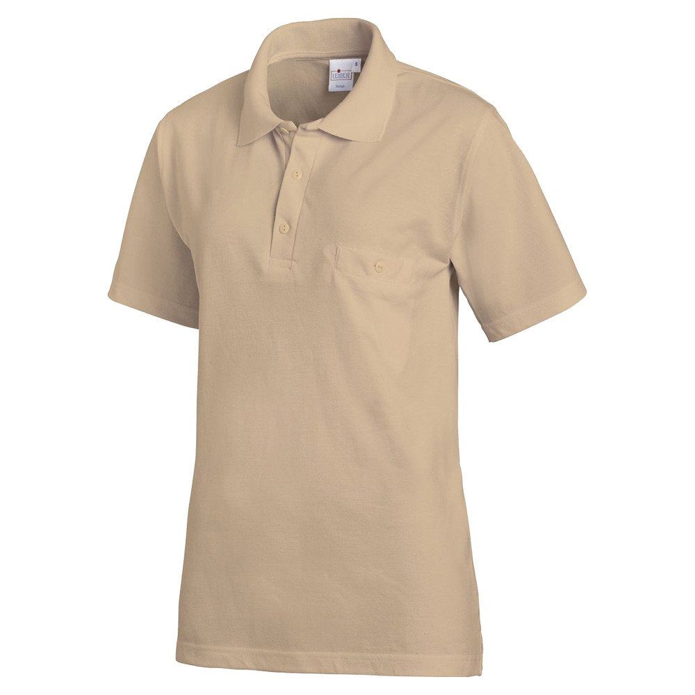 Leiber Poloshirt Leiber Polo-Shirt 1/2 Arm, 08/241 gekämmte Baumwolle, moderner Schnitt, Seitenschlitze, Brusttasche, pflege- und bügelleicht