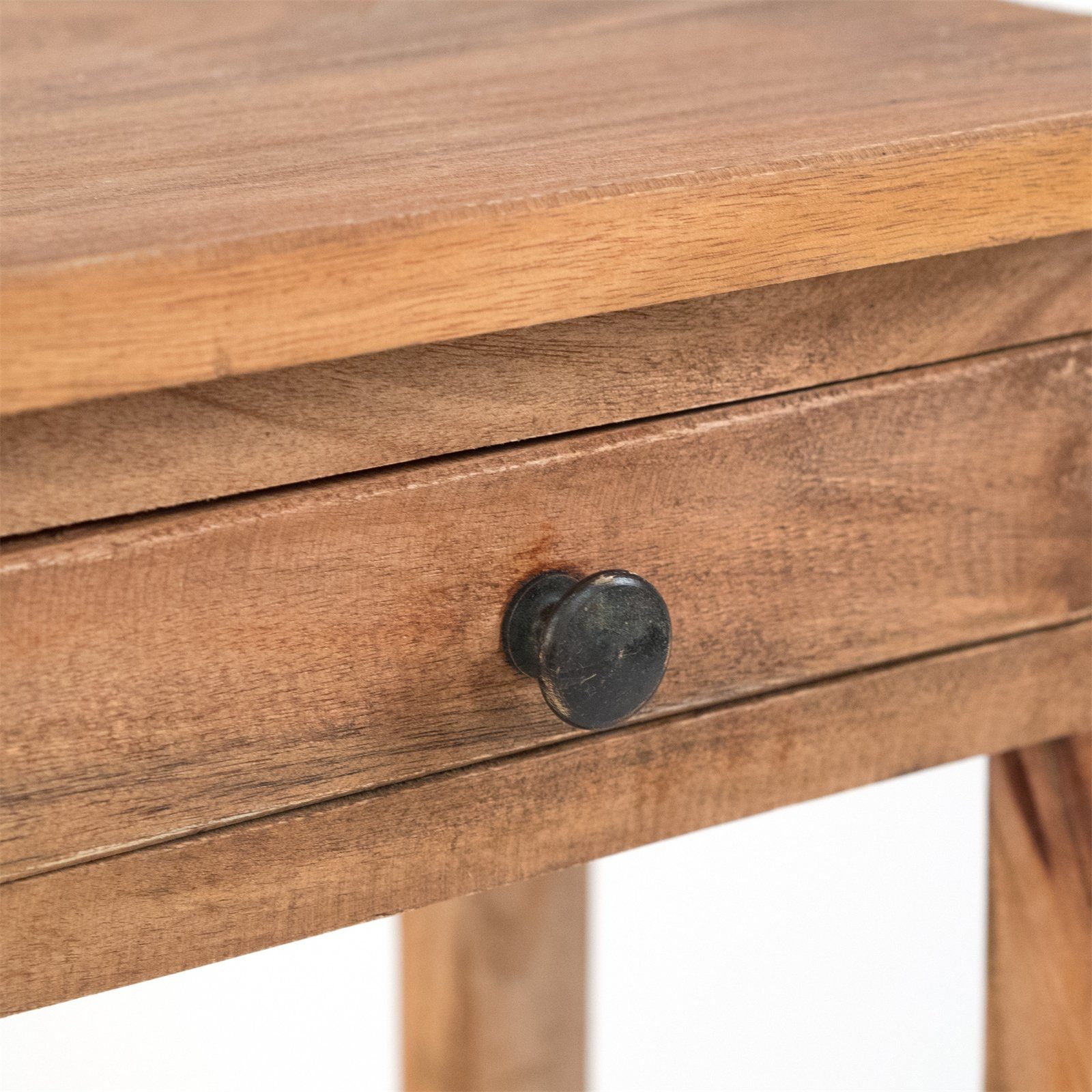DESIGN DELIGHTS Beistelltisch Telefontisch PLANTA, 52x34cm(HxB) Nachtschrank aus Holz mit Schublade – Bild 5 von 5