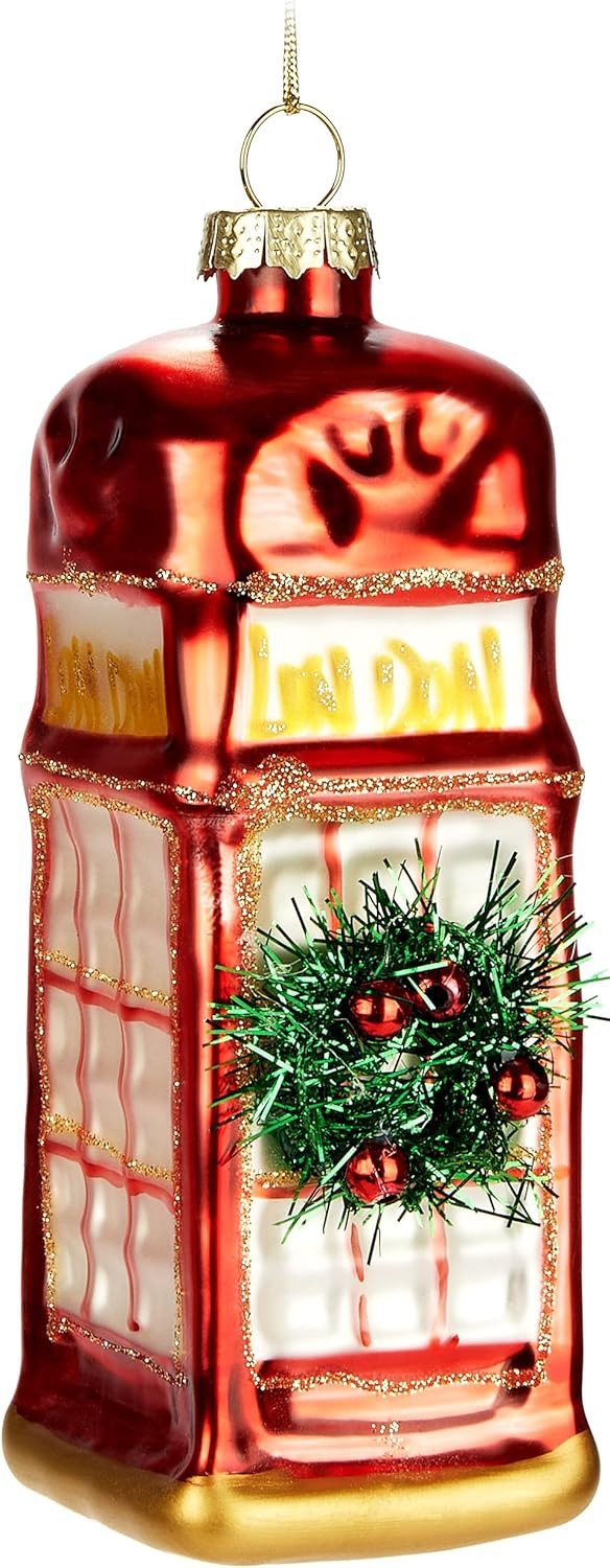 BRUBAKER Christbaumschmuck Telefonzelle UK - Handbemalte Weihnachtskugel au günstig online kaufen