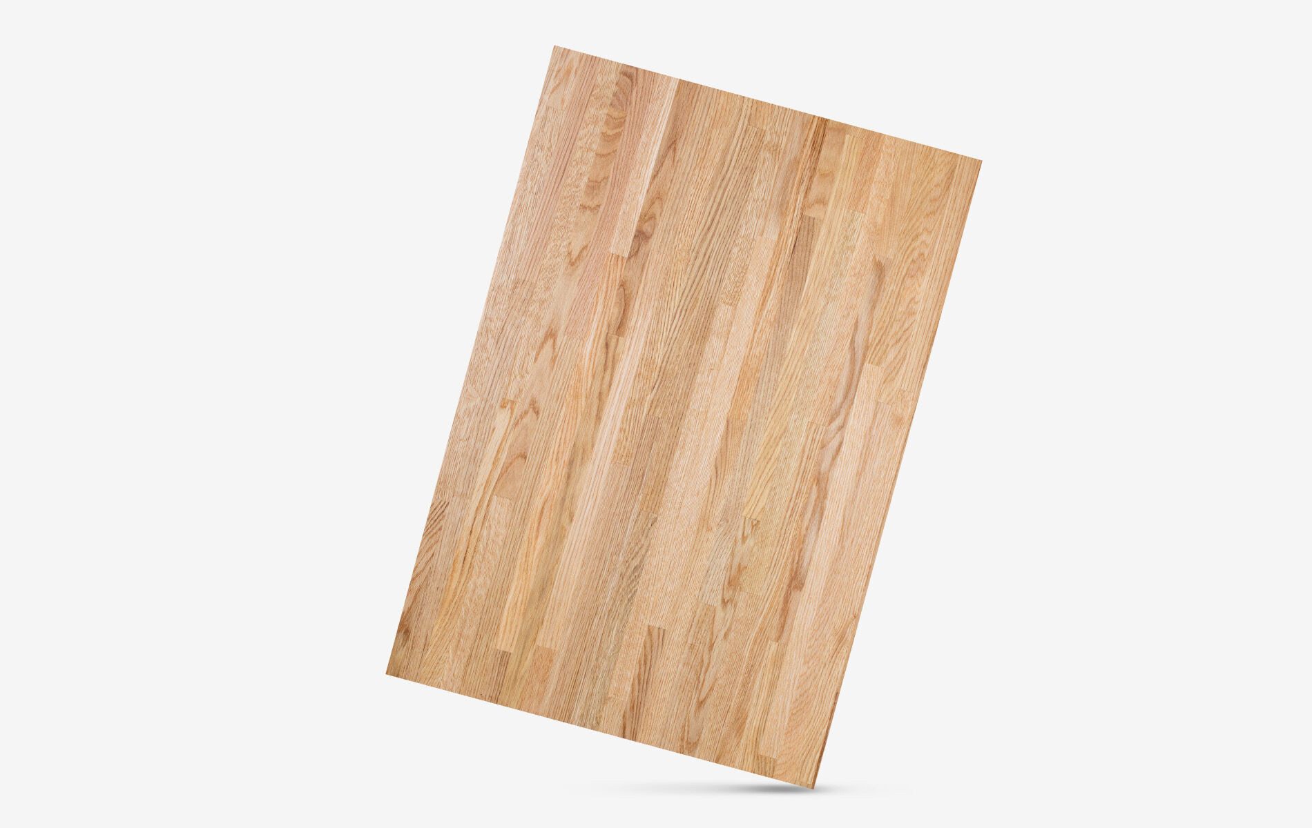 Schreibtischplatte Eiche Echtholzplatte Kurzlamellen 40 mm