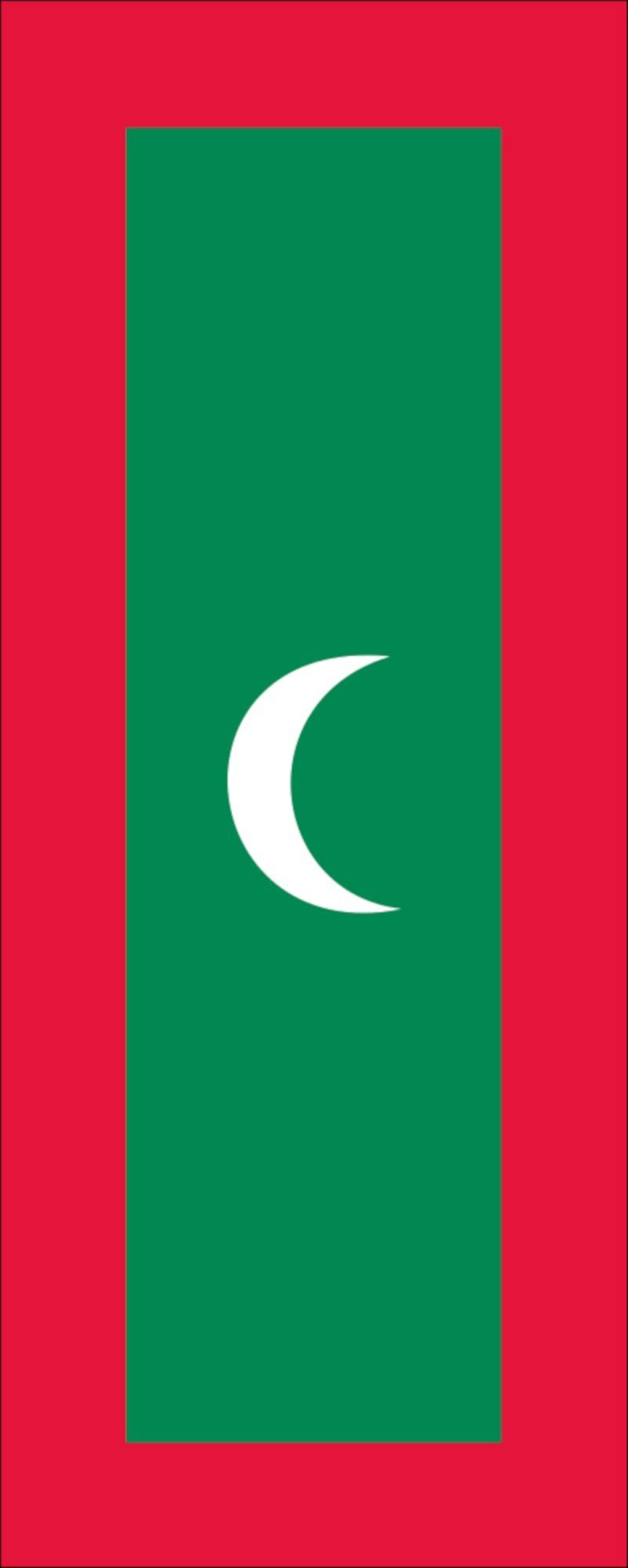 flaggenmeer Flagge Flagge Malediven 110 g/m² Hochformat