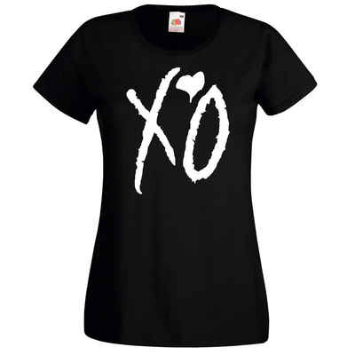 Youth Designz T-Shirt XO Damen T-Shirt mit trendigem Logo