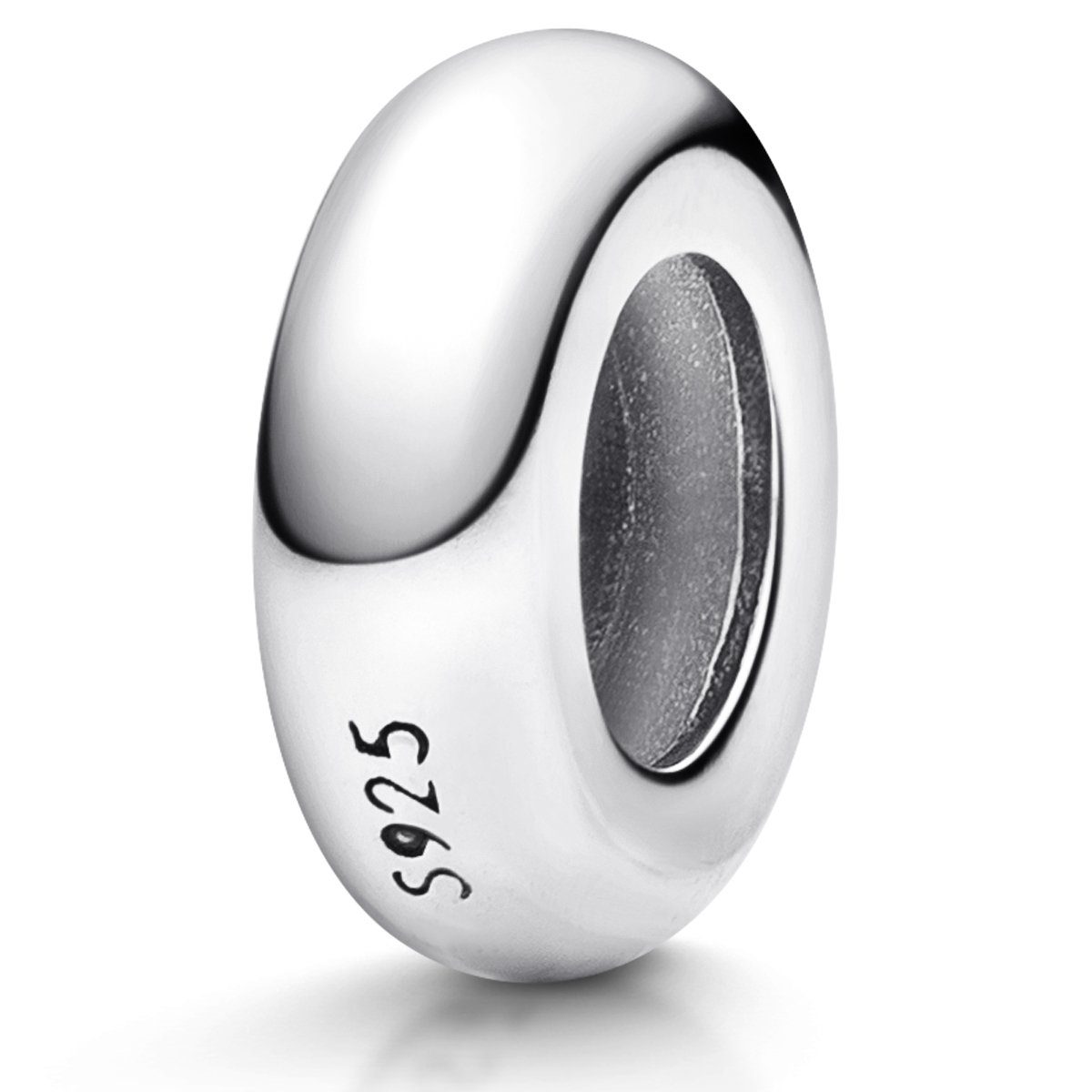 Materia Bead Stopper Bead Silber ohne Motiv 1166, 925 Sterling Silber, mit günstig online kaufen