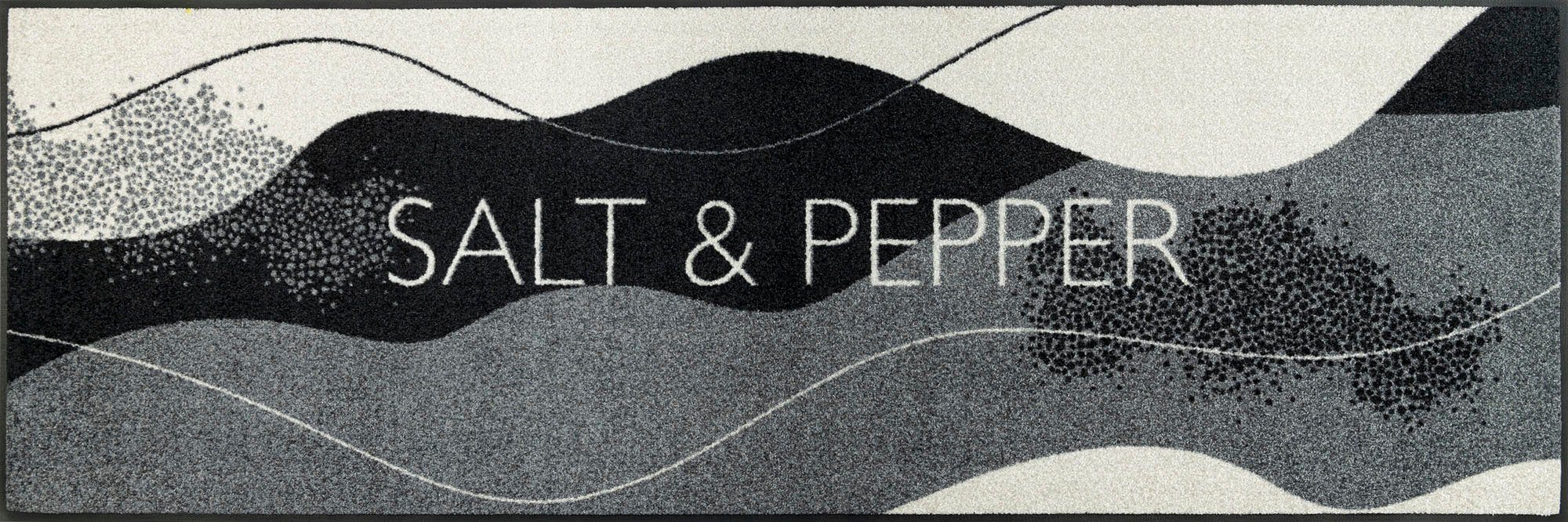 wash+dry by Kleen-Tex Läufer Salt & Pepper, rechteckig, Höhe: 7 mm, Teppich