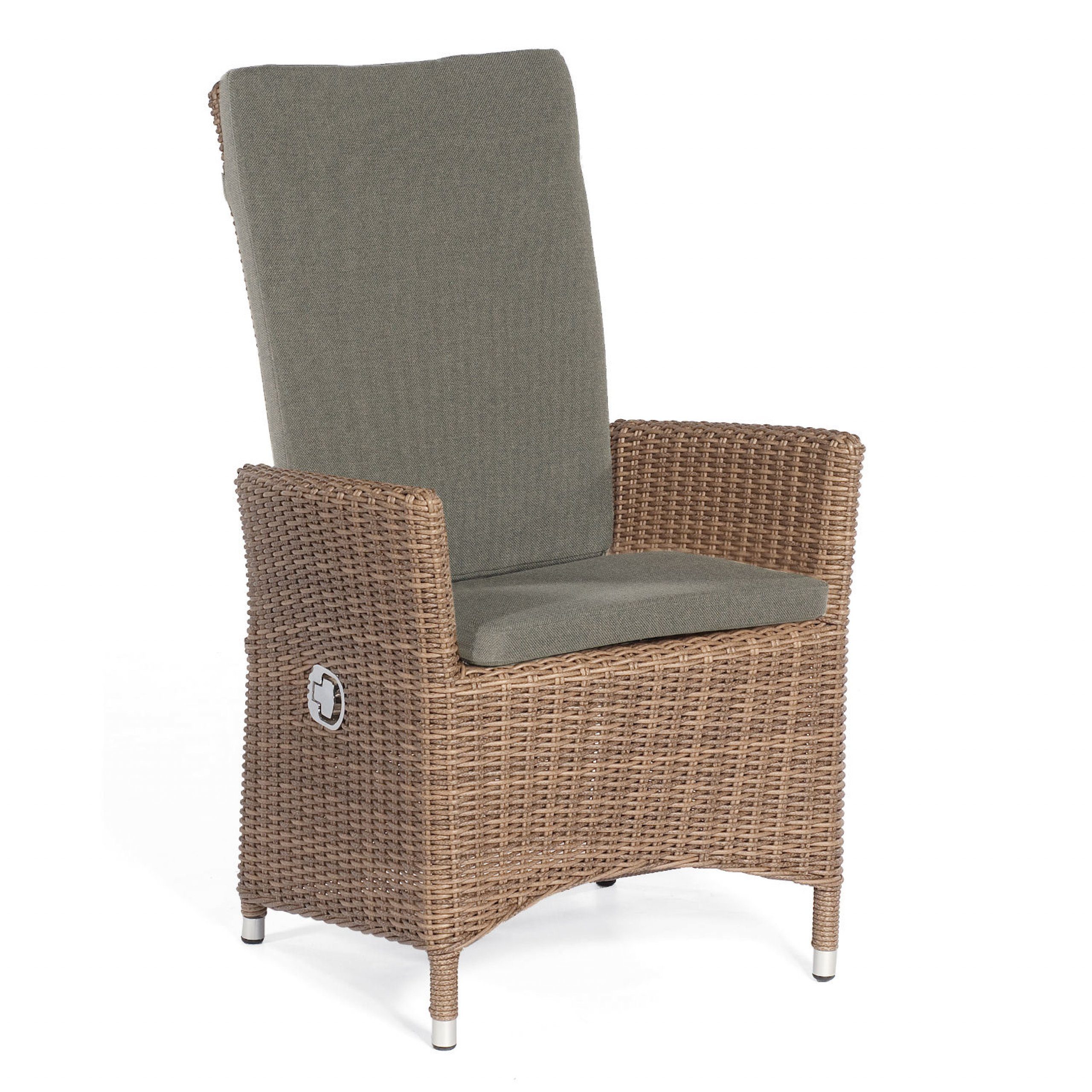 Gartenstuhl Sonnenpartner Garten-Sessel Solares Aluminium mit Polyrattan