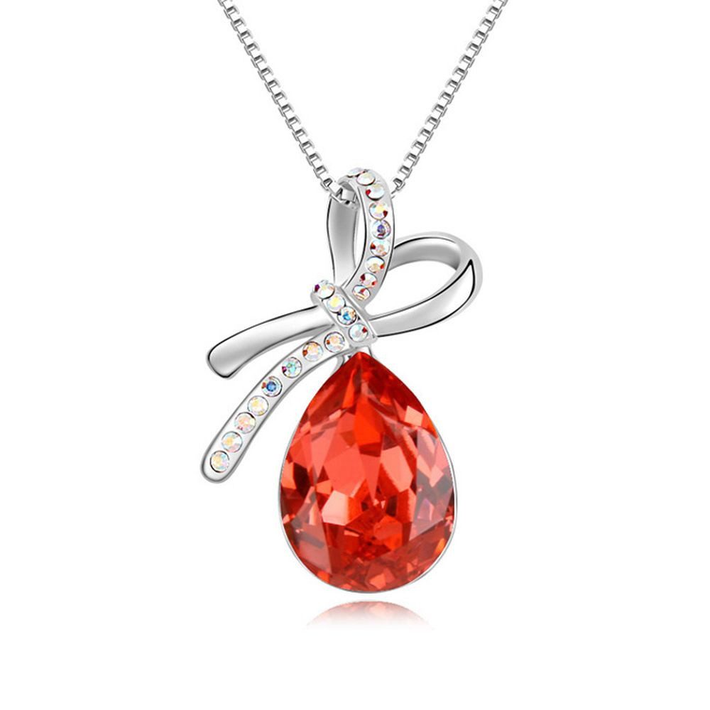 Ketten-Set Kette Schleife Silber aus Messing Damen