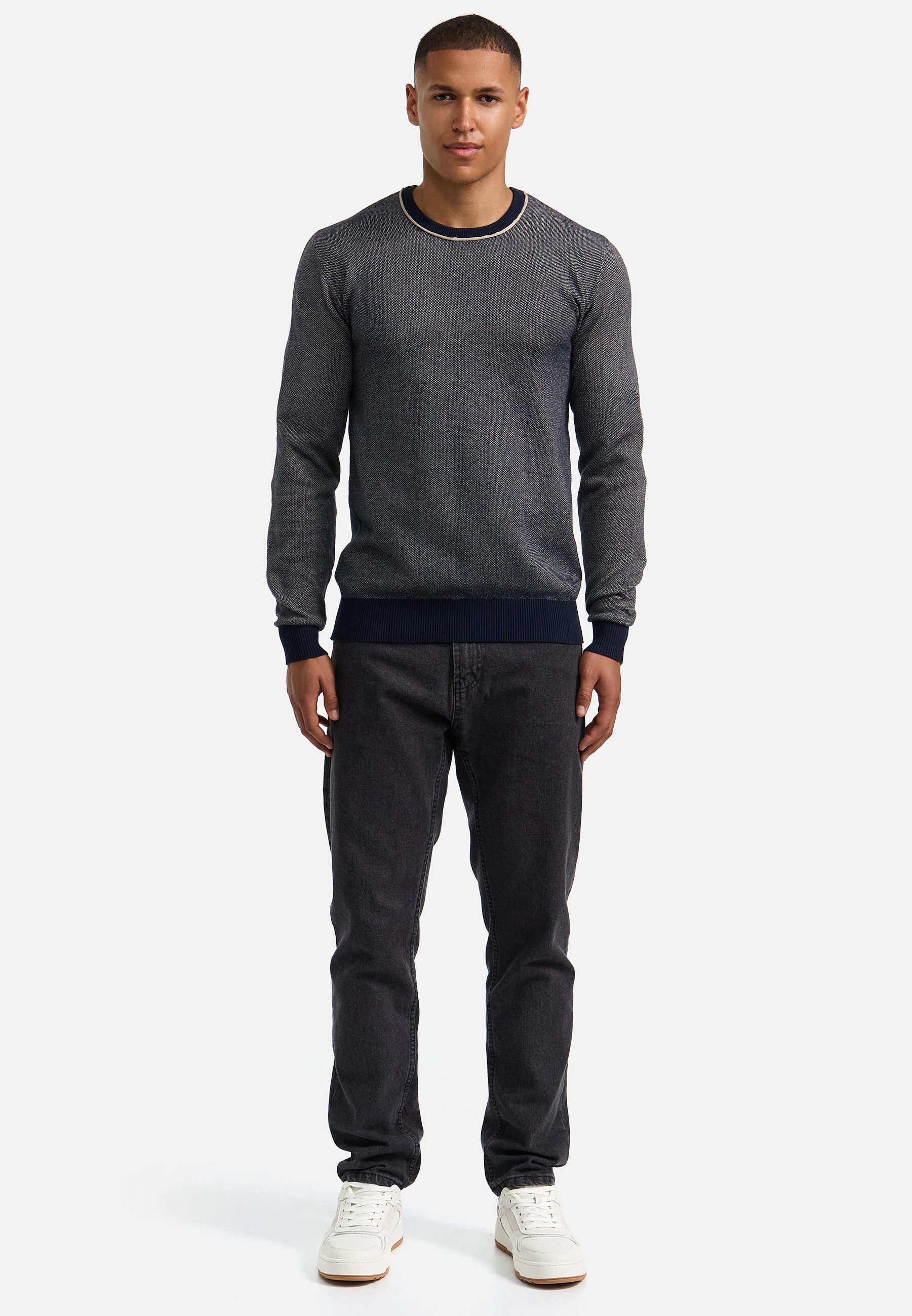 Indicode Strickpullover Herren INPallboy Pullover Herrenpullover