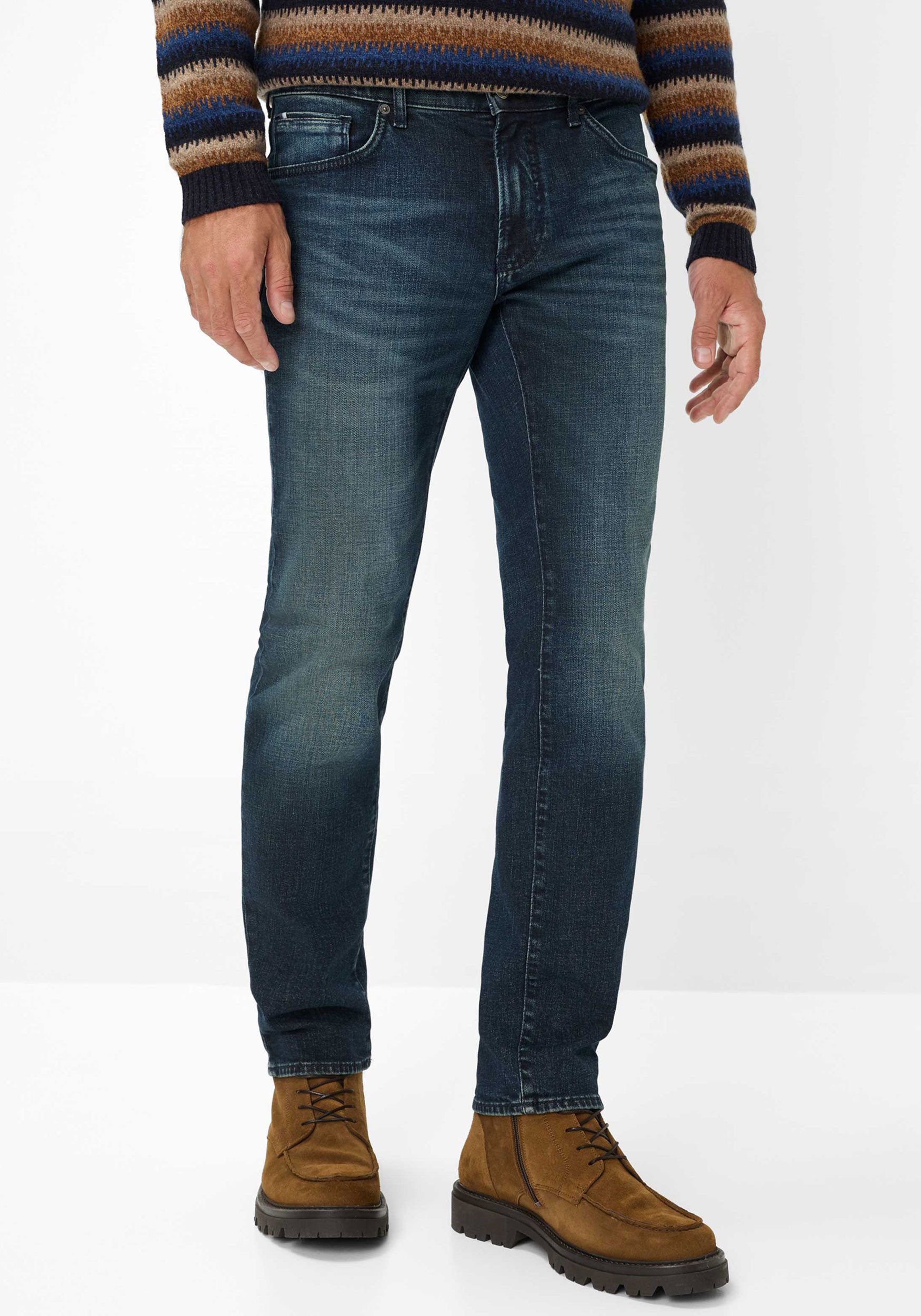 Brax 5-Pocket-Jeans CHUCK Blue Genes Authentic Stretch Denim günstig online kaufen