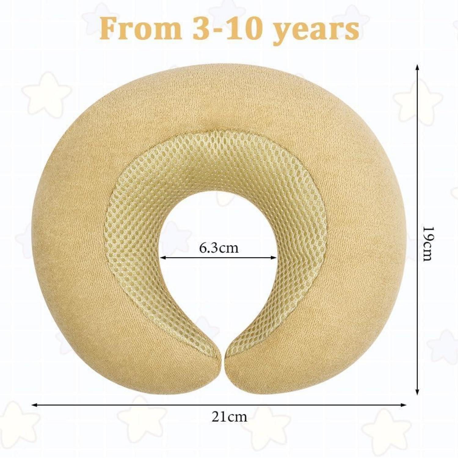 LuxusKollektion Babykissen Baby Reisekissen U Nackenkissen Kinderwagen Autositz Khaki