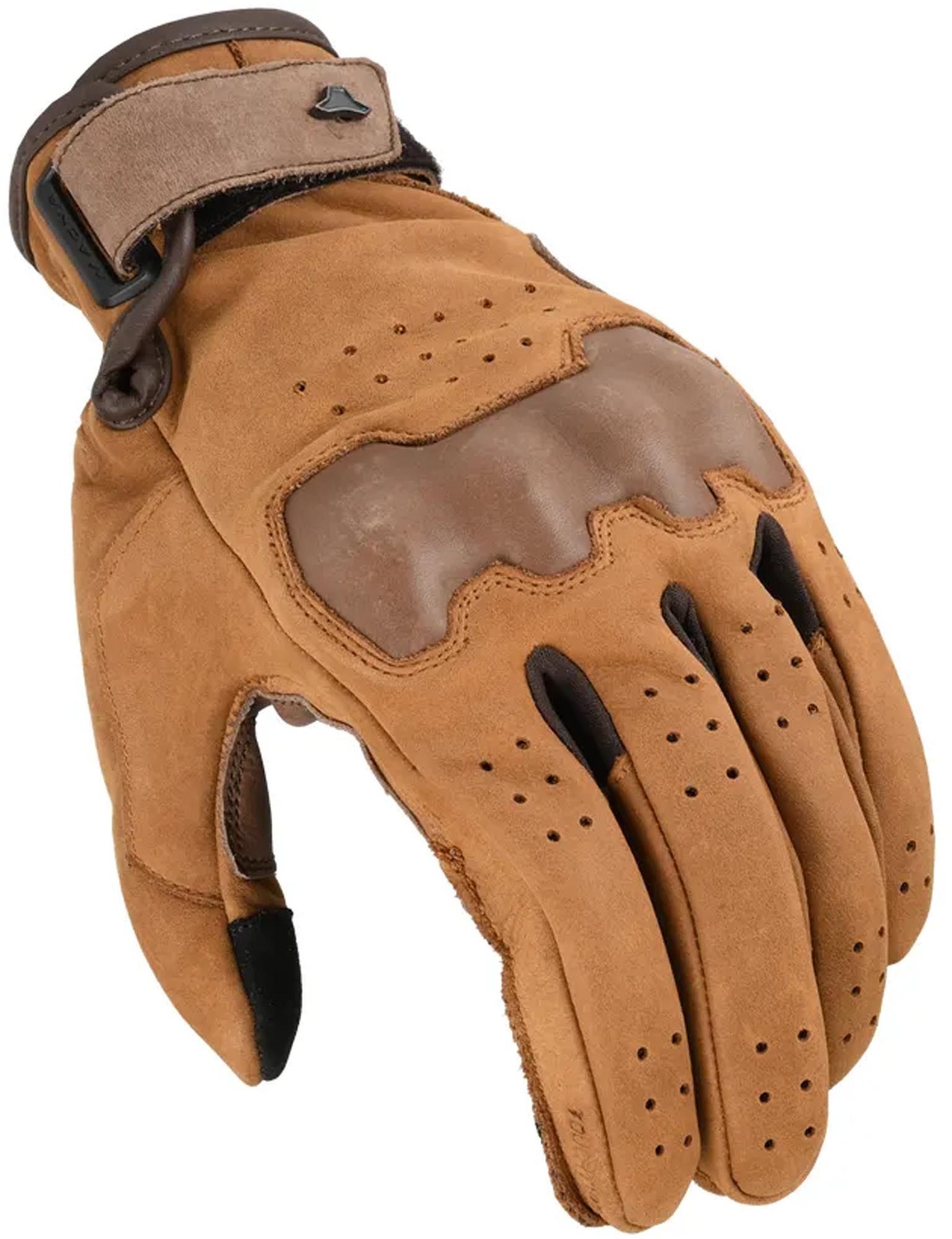 Macna Motorradhandschuhe Sawyer Motorrad Handschuhe kurze Stulpe,Touchscreenbedienung möglich