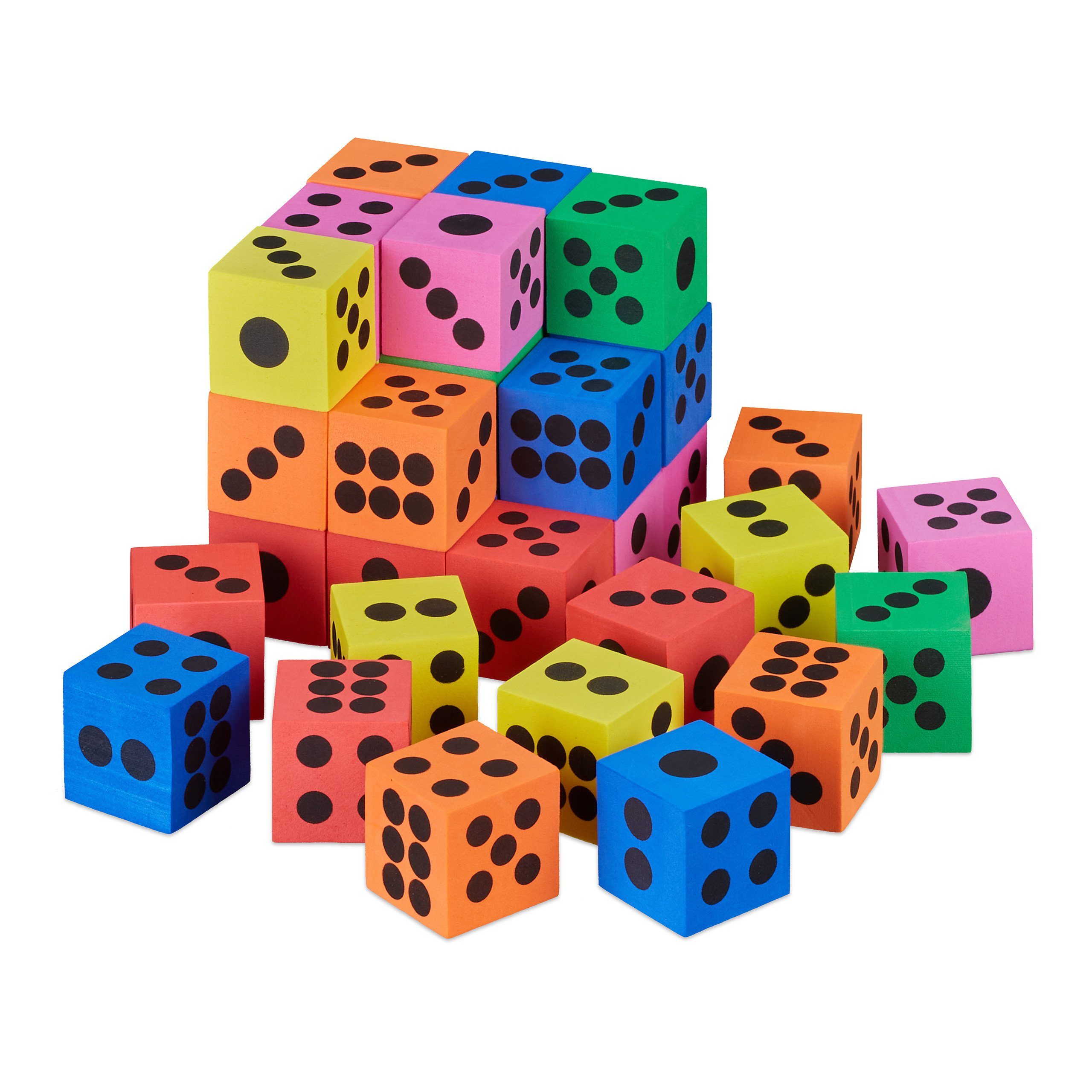 relaxdays Lernspielzeug Flüsterwürfel 36er Set günstig online kaufen
