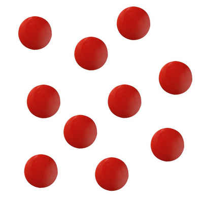 Herlitz Magnet 10 Herlitz Flachmagnete / rund / Farbe: rot