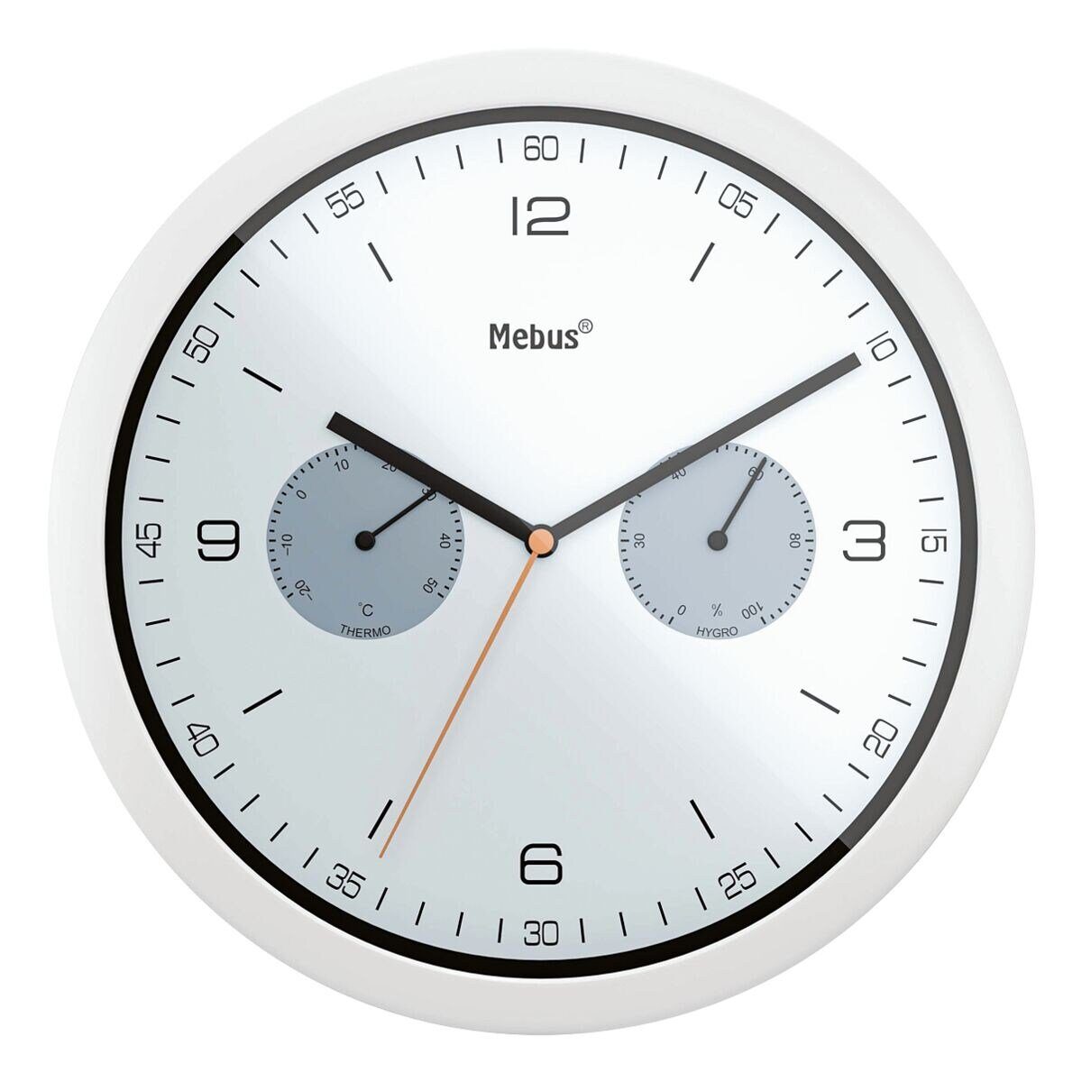 Mebus Wanduhr (mit Hygro- und Thermometer, günstig online kaufen
